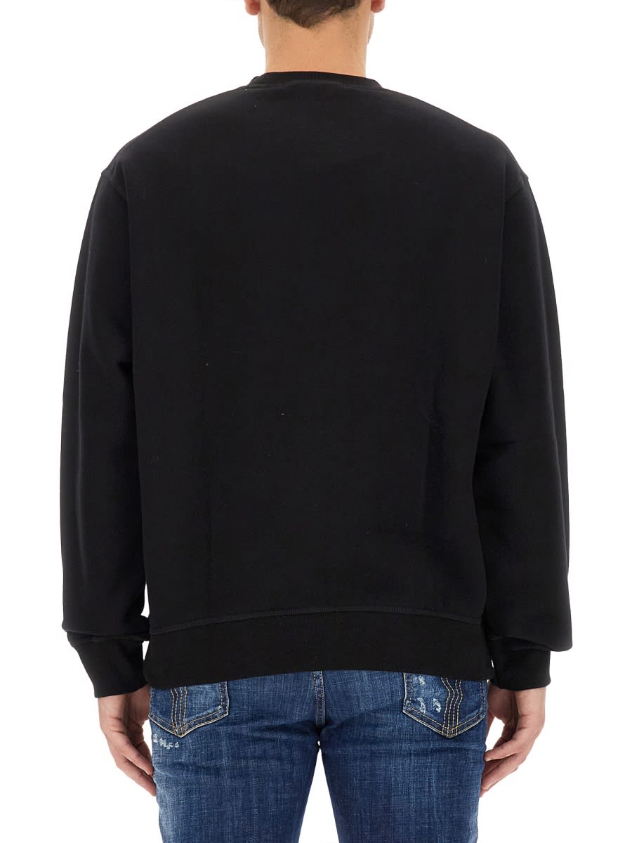 Shop Dsquared2 Cool Fit Sweatshirt In Black