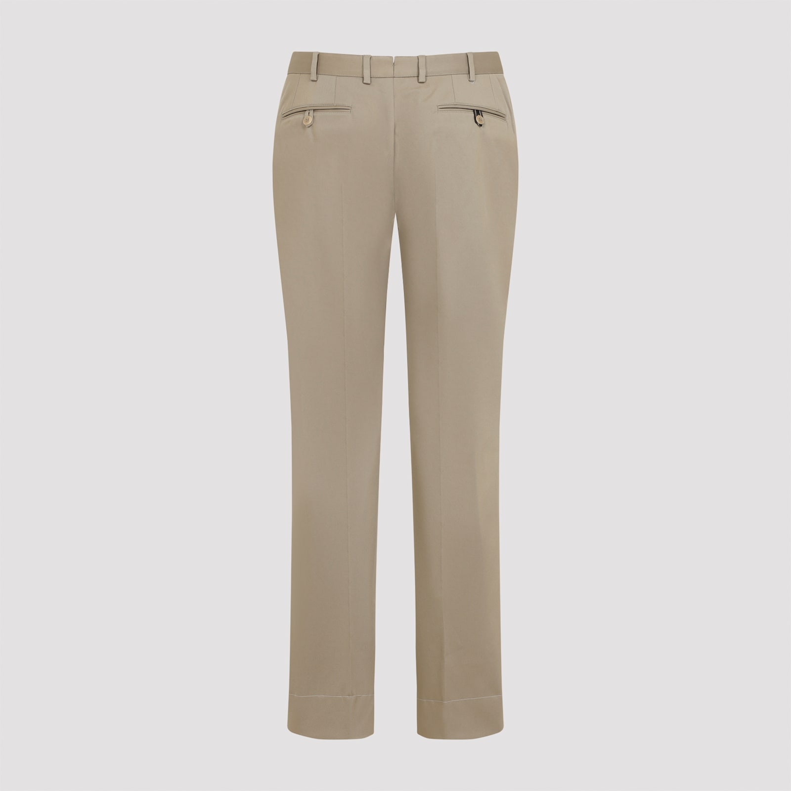 Brioni Pienza Trousers With Side And Back Pockets In Brown