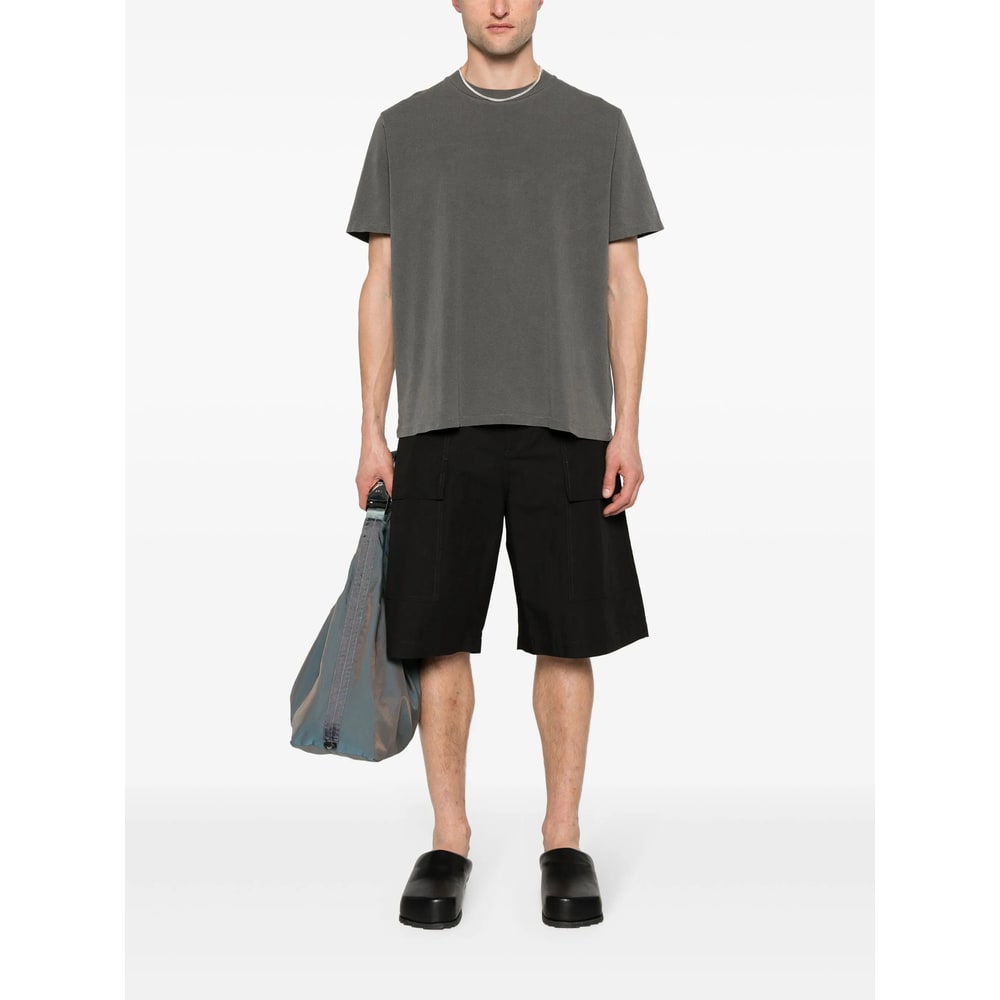 Our Legacy Mens Worn Black Boxy Short-sleeve Cotton-jersey T-shirt In Gray