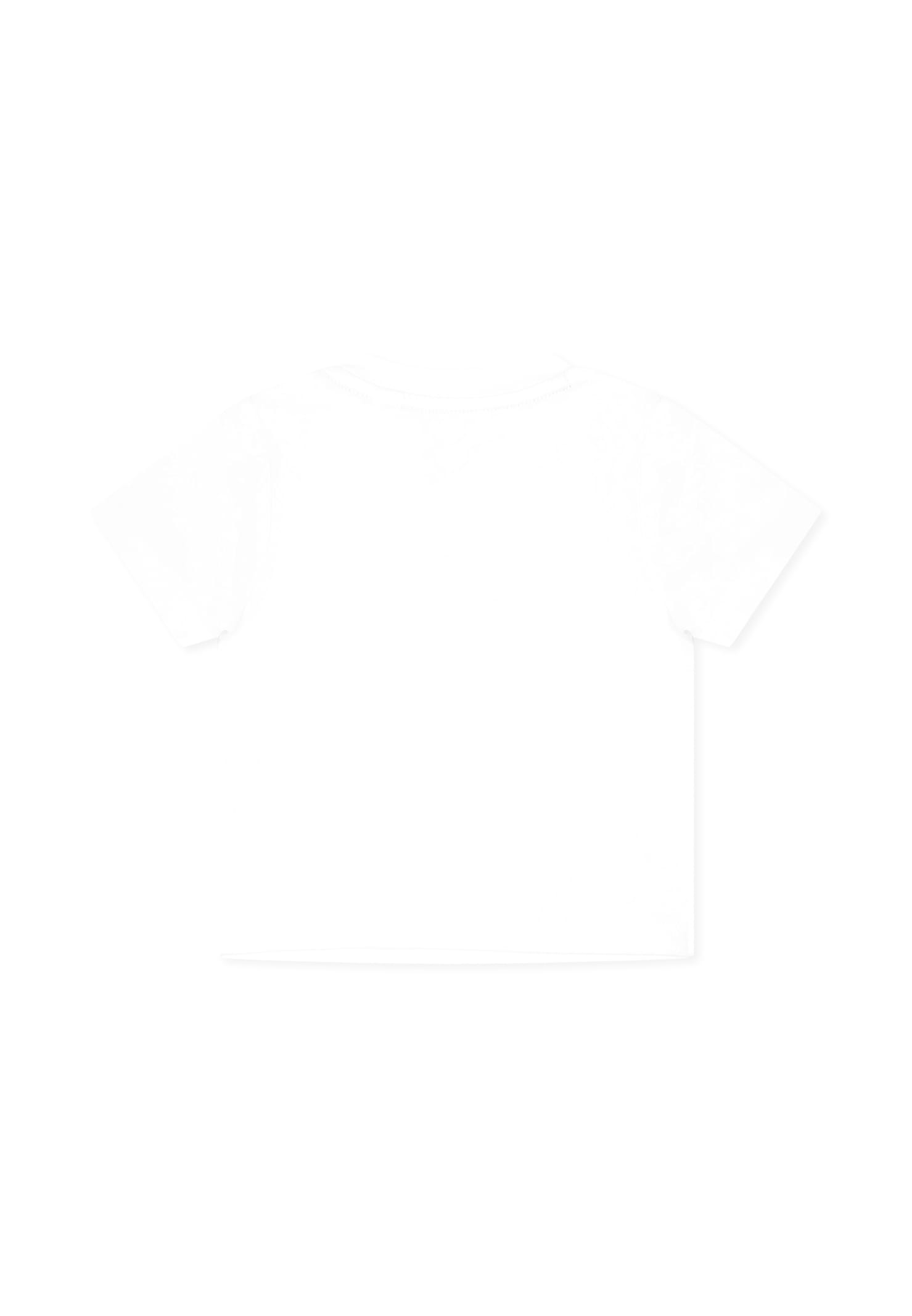 Timberland White T-shirt For Baby Boy With Tree