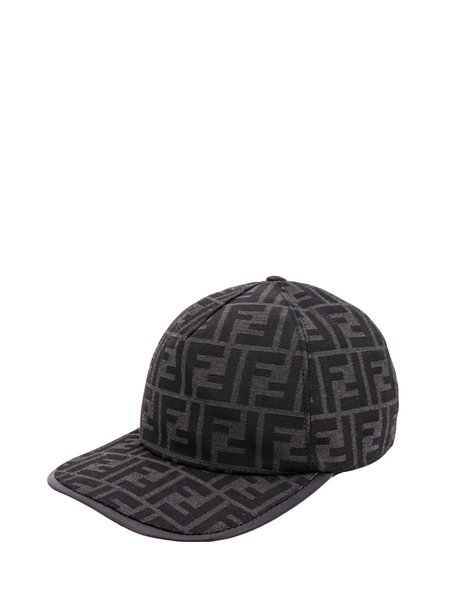 Shop Fendi Hat In Nero Antracite