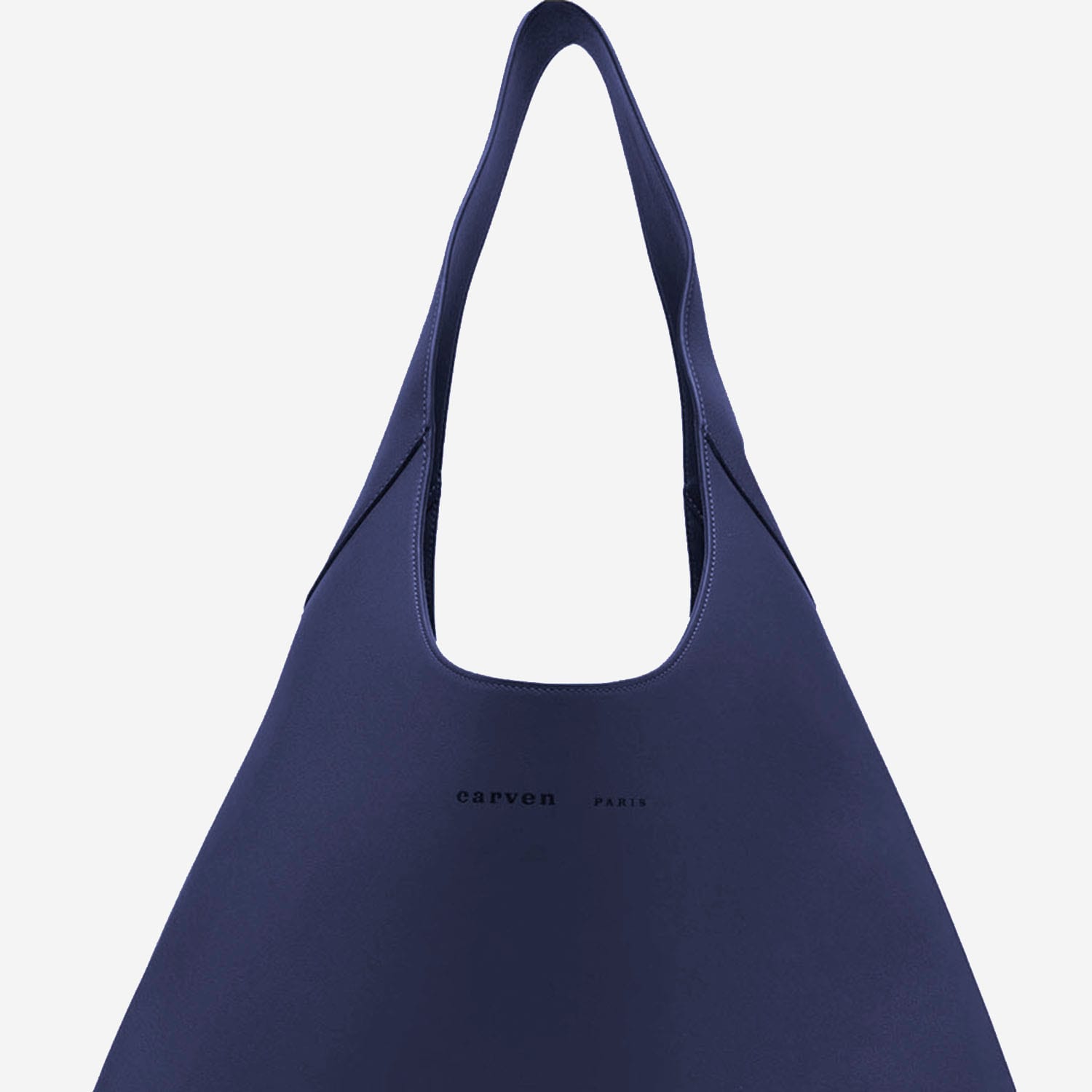 Carven Tommaso Leather Bag In Blue