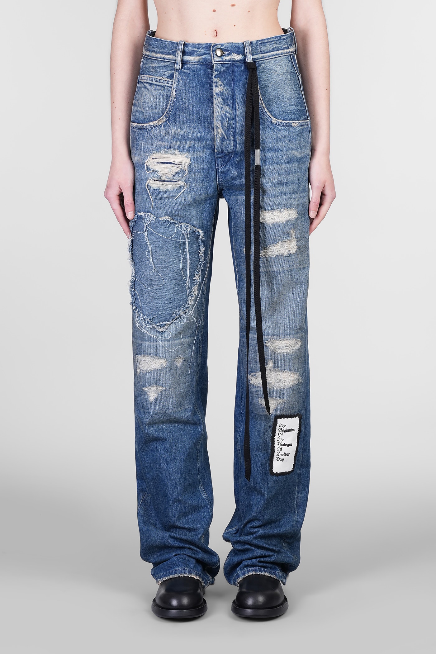 Claire Jeans In Blue Cotton