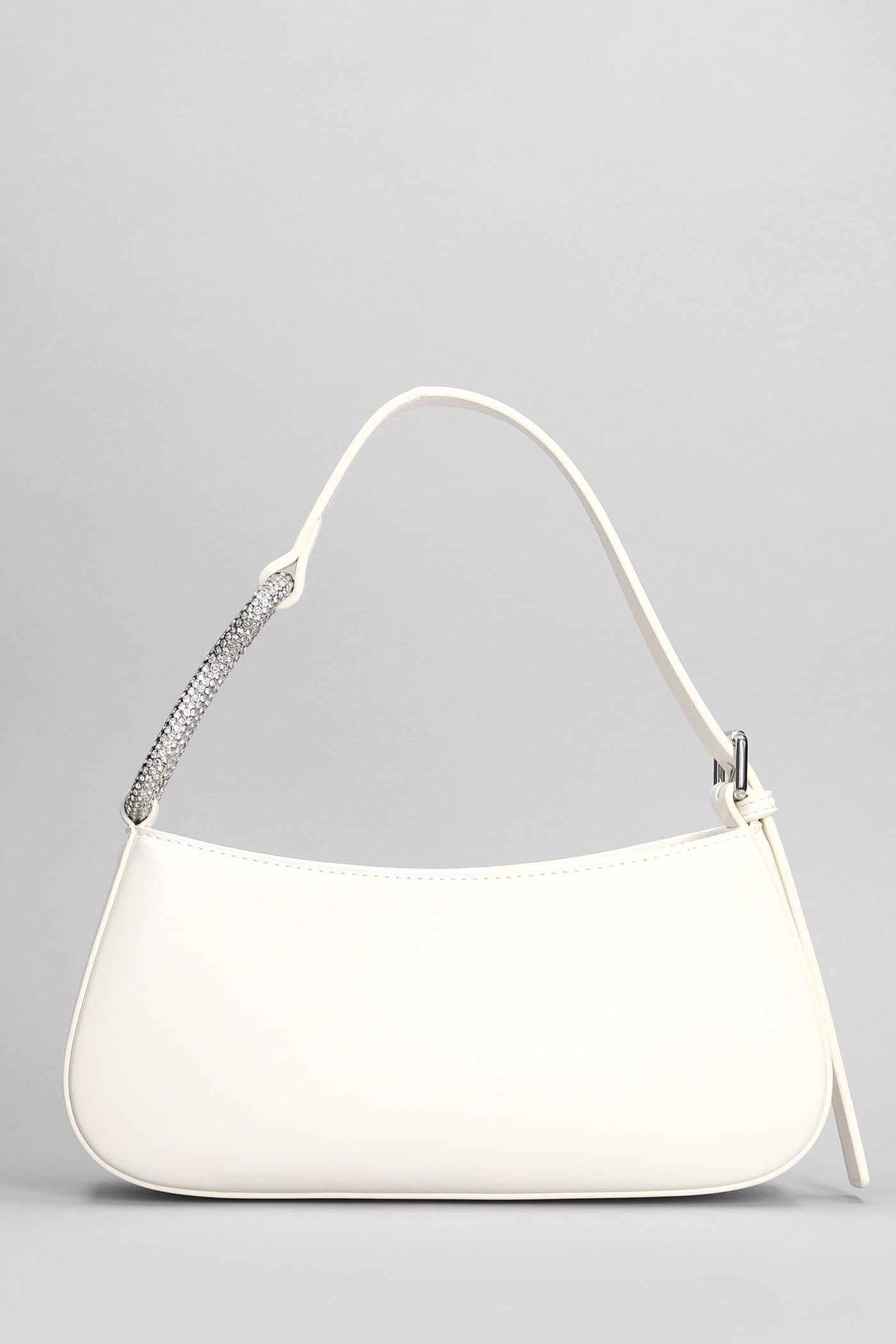 Shop Chiara Ferragni Shoulder Bag In White Faux Leather