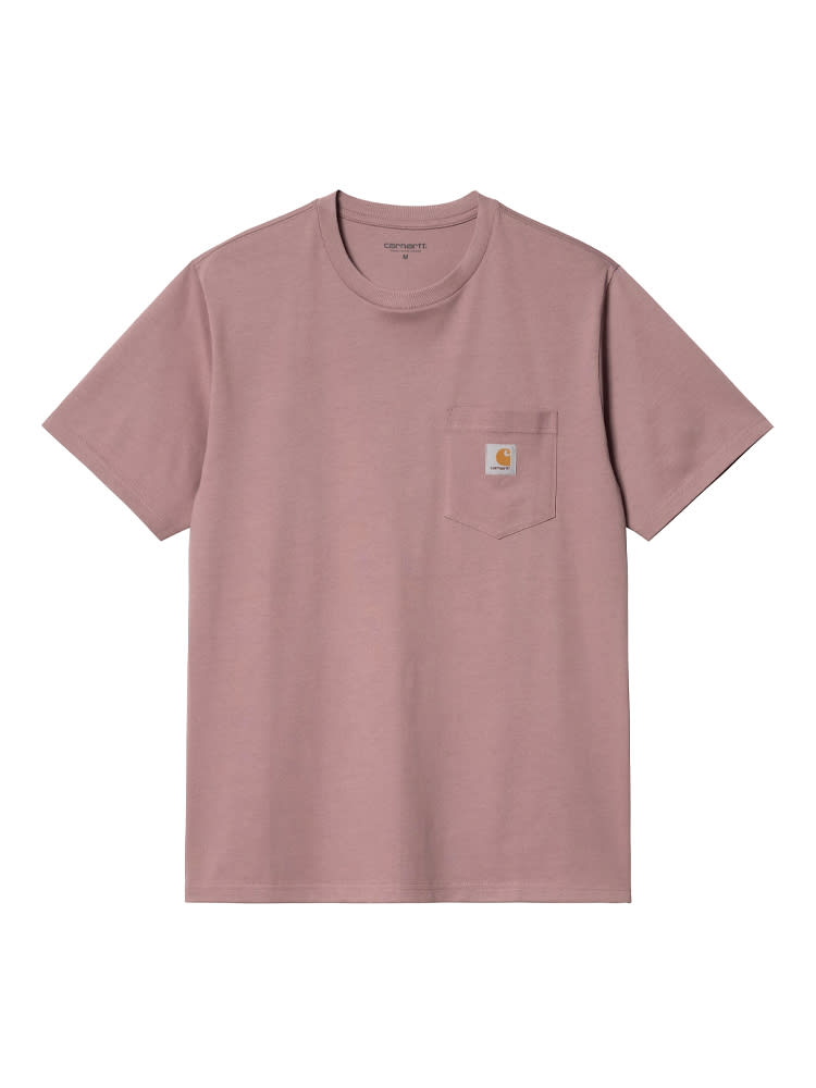 Carhartt Wip Tshirt With Pocket In Pink