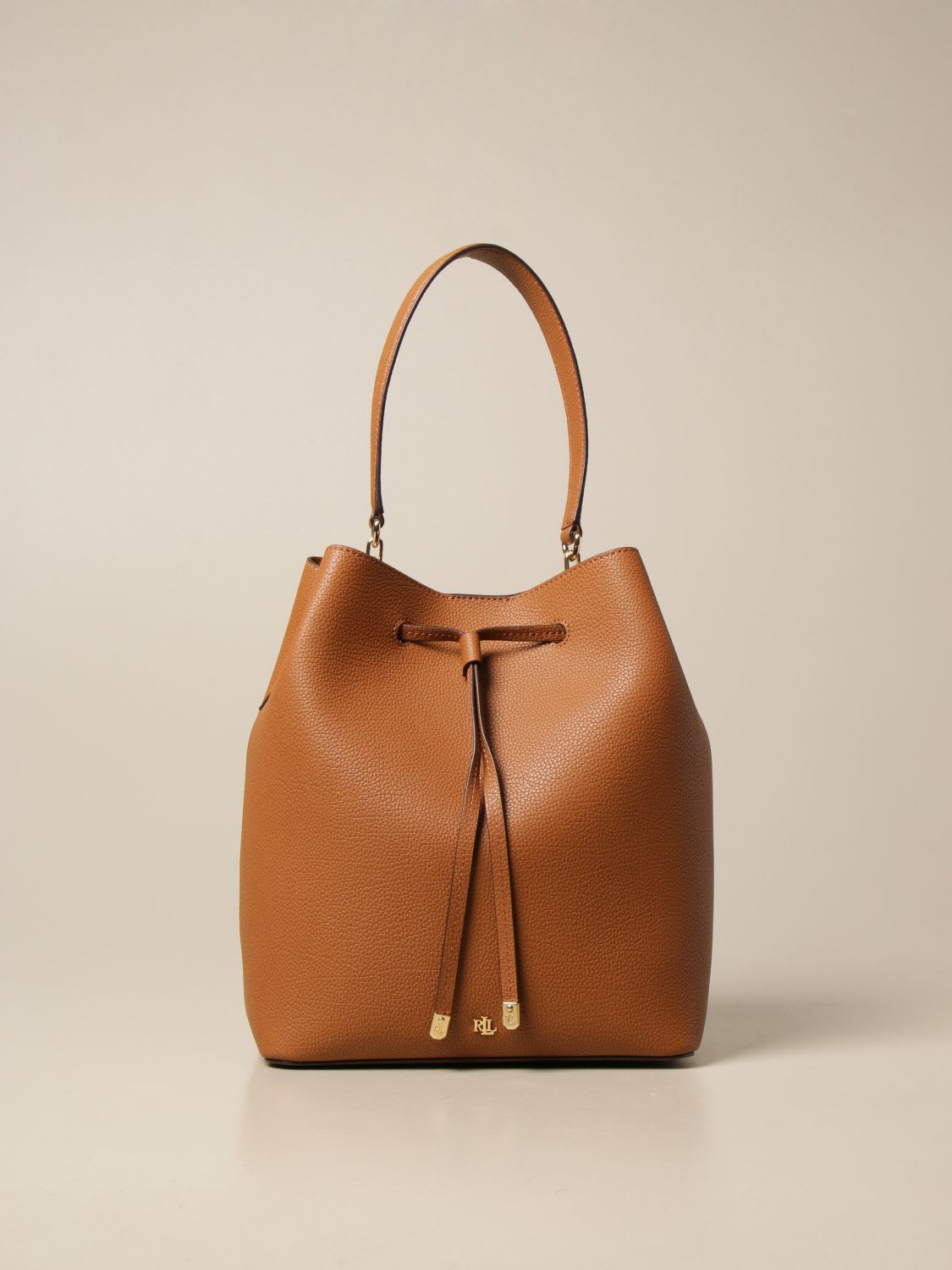 Lauren Ralph Lauren Handbag Lauren Ralph Lauren Bucket Bag In Grained Leather