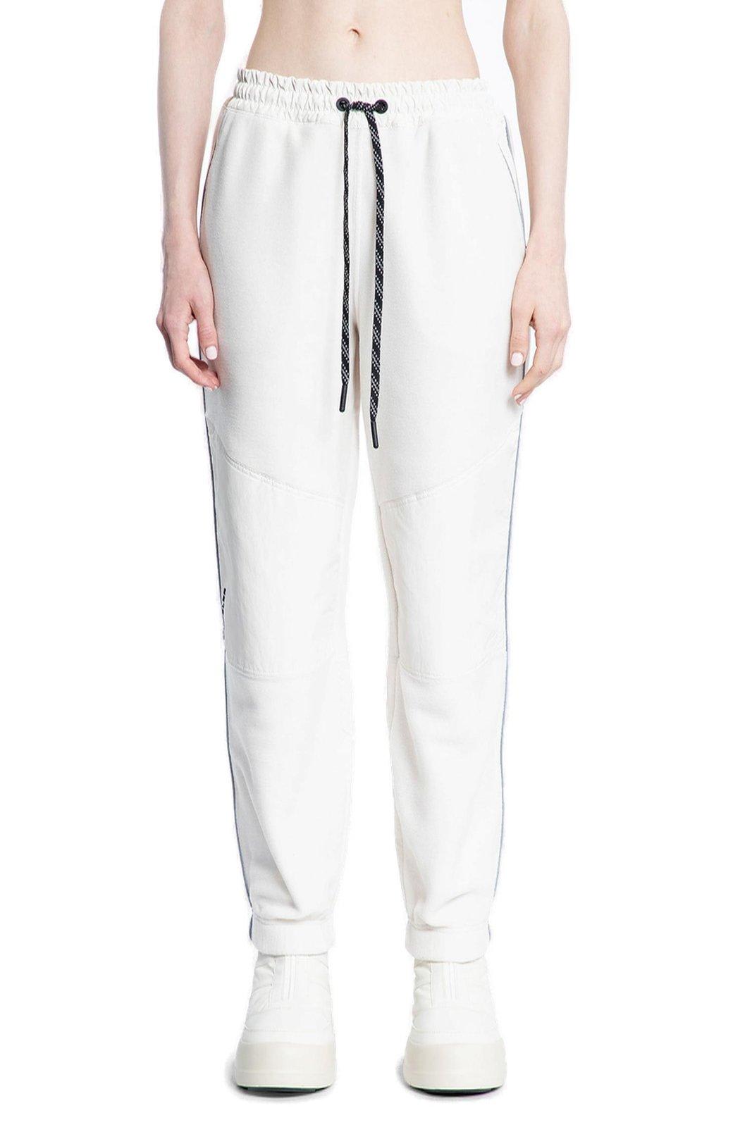 Moncler Apres Ski Panelled Drawstring Trousers In White