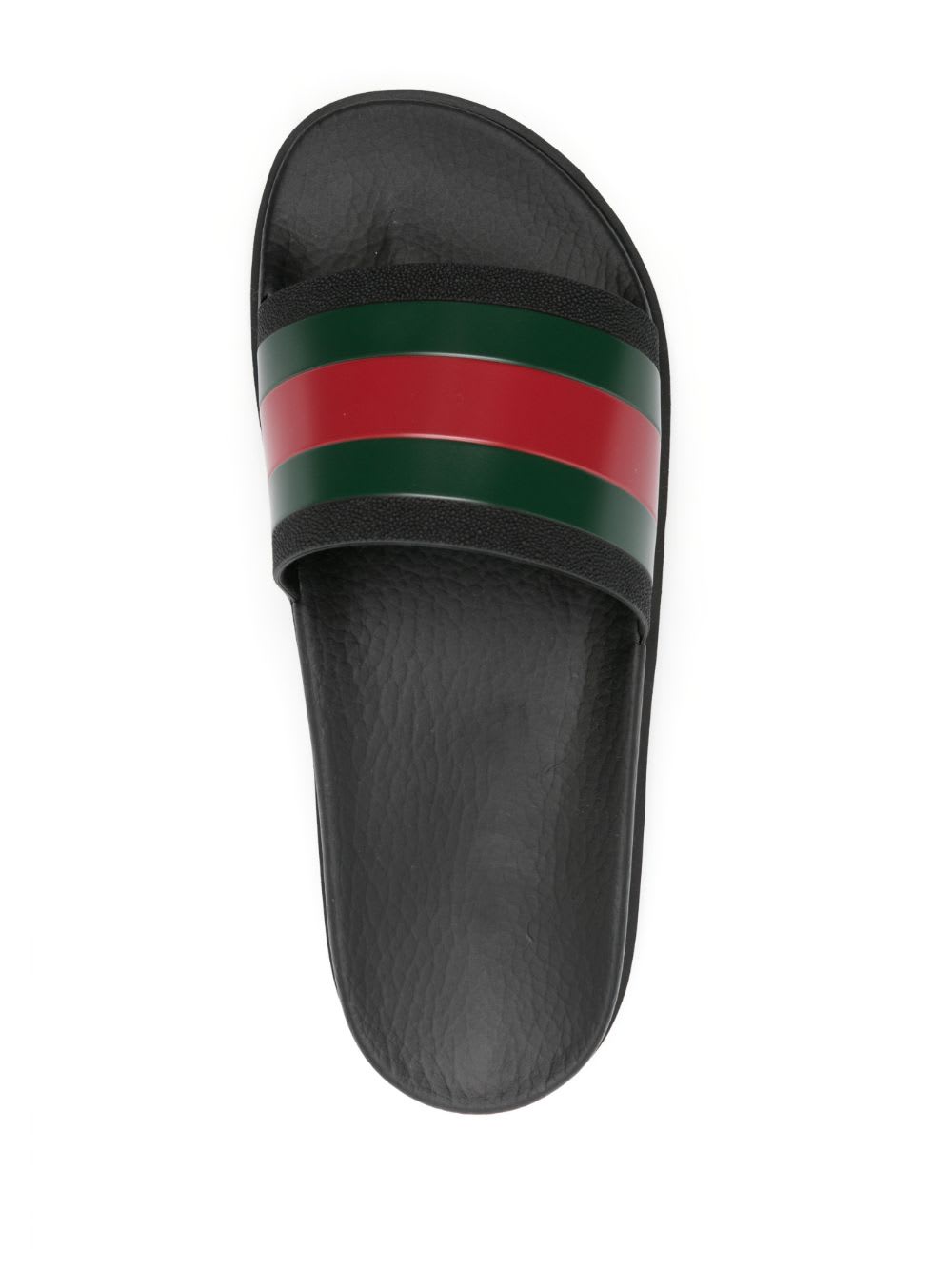 Gucci Signature Web Slide Sandals For Men In Multi