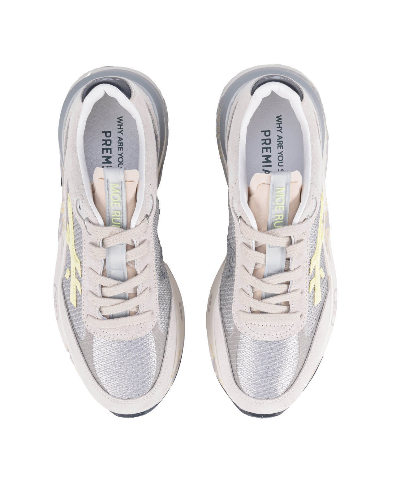 Shop Premiata Flat Shoes Grey