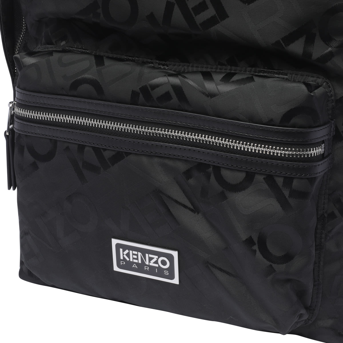 Shop Kenzo Monogram Backpack  In Black