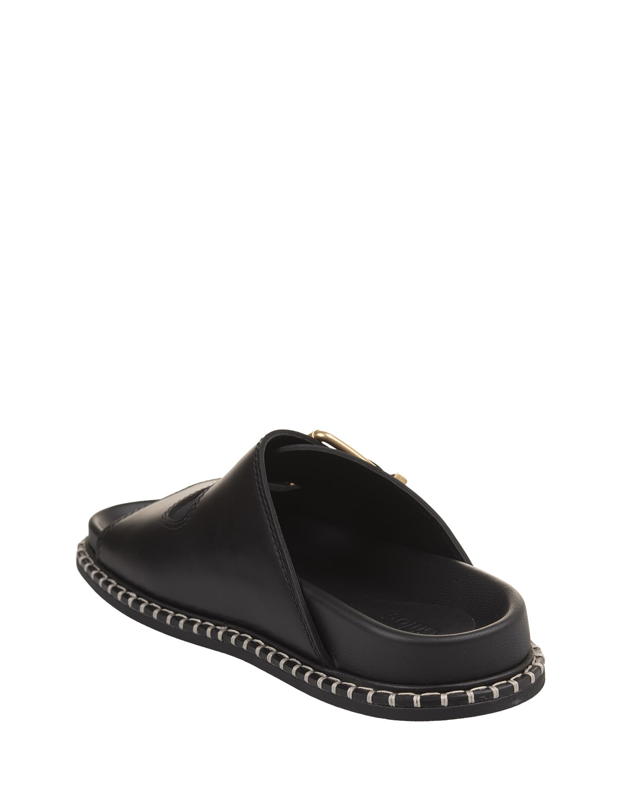 Shop Chloé Black Rebecca Sandals