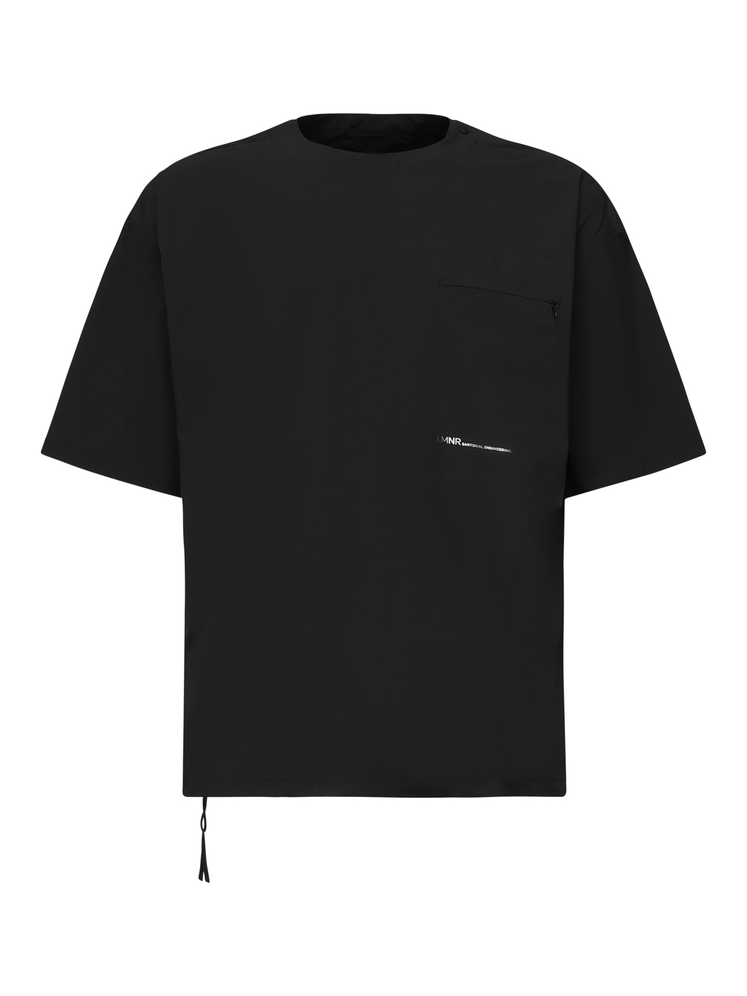 Herno Logo Printed Crewneck T-shirt In Black