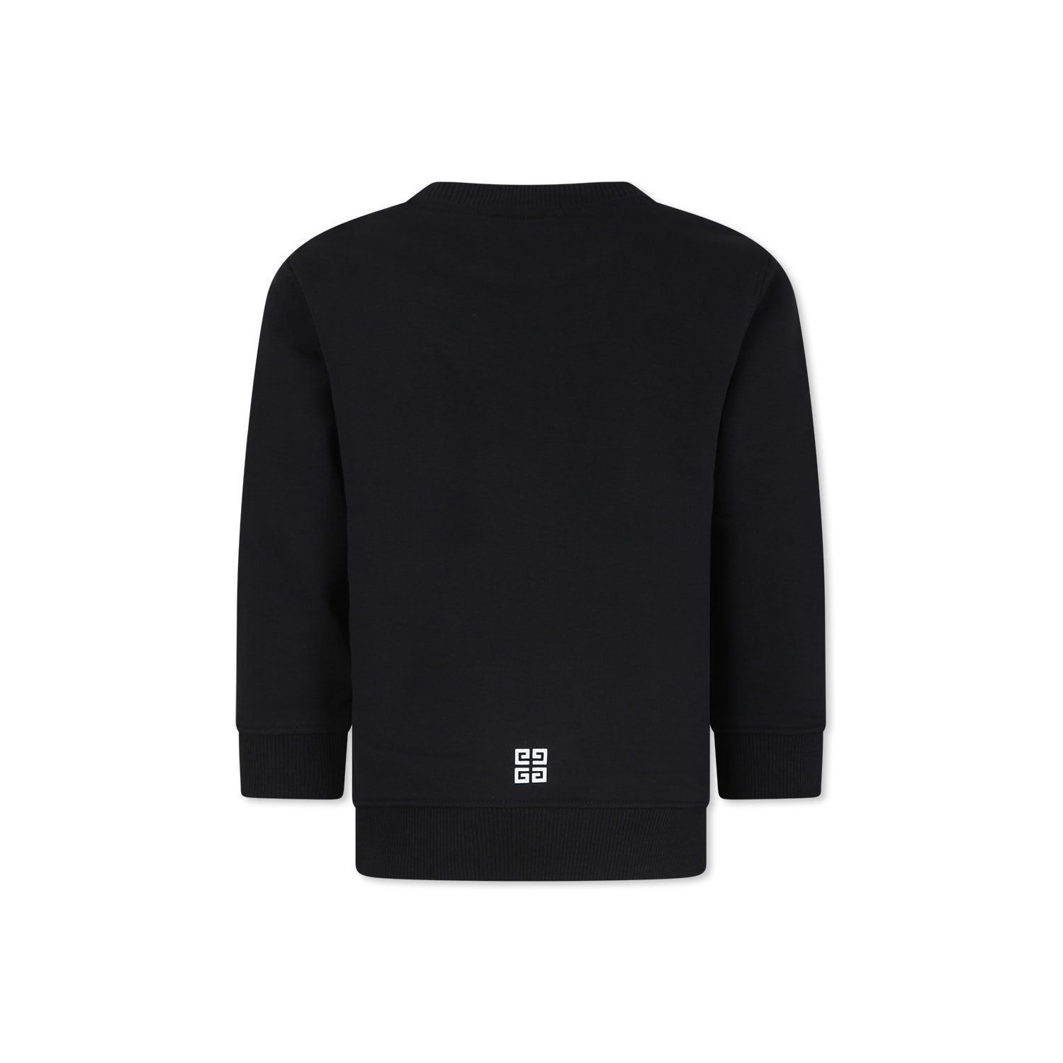 Shop Givenchy Black Sweatshirt For Kids With Logo In Nero