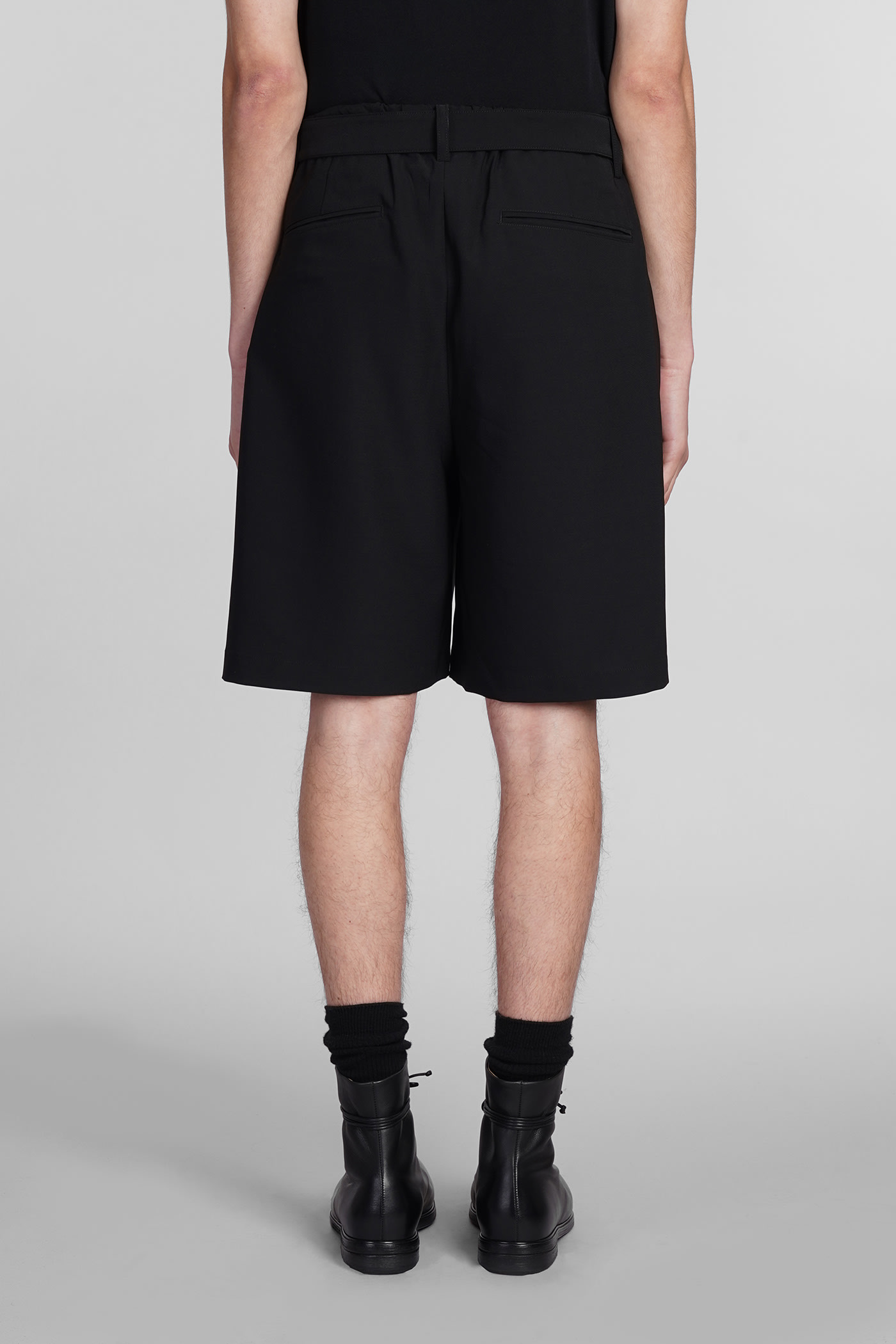 Shop Attachment Shorts In Black Polyester