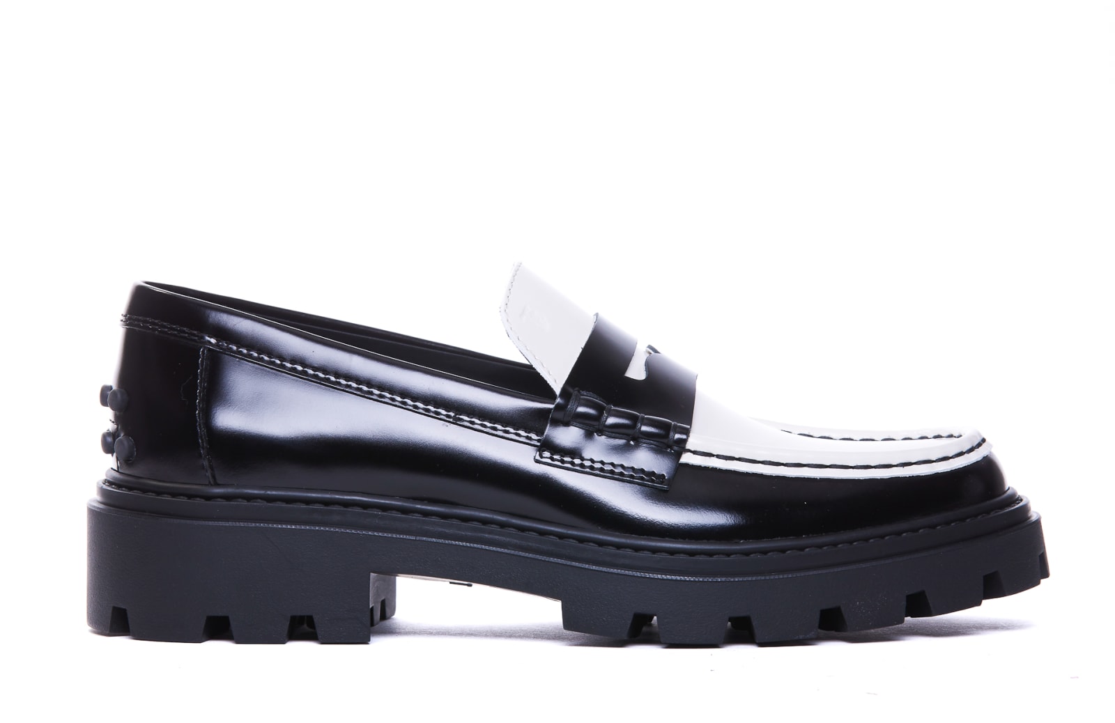 Shop Tod's Loafers In Black