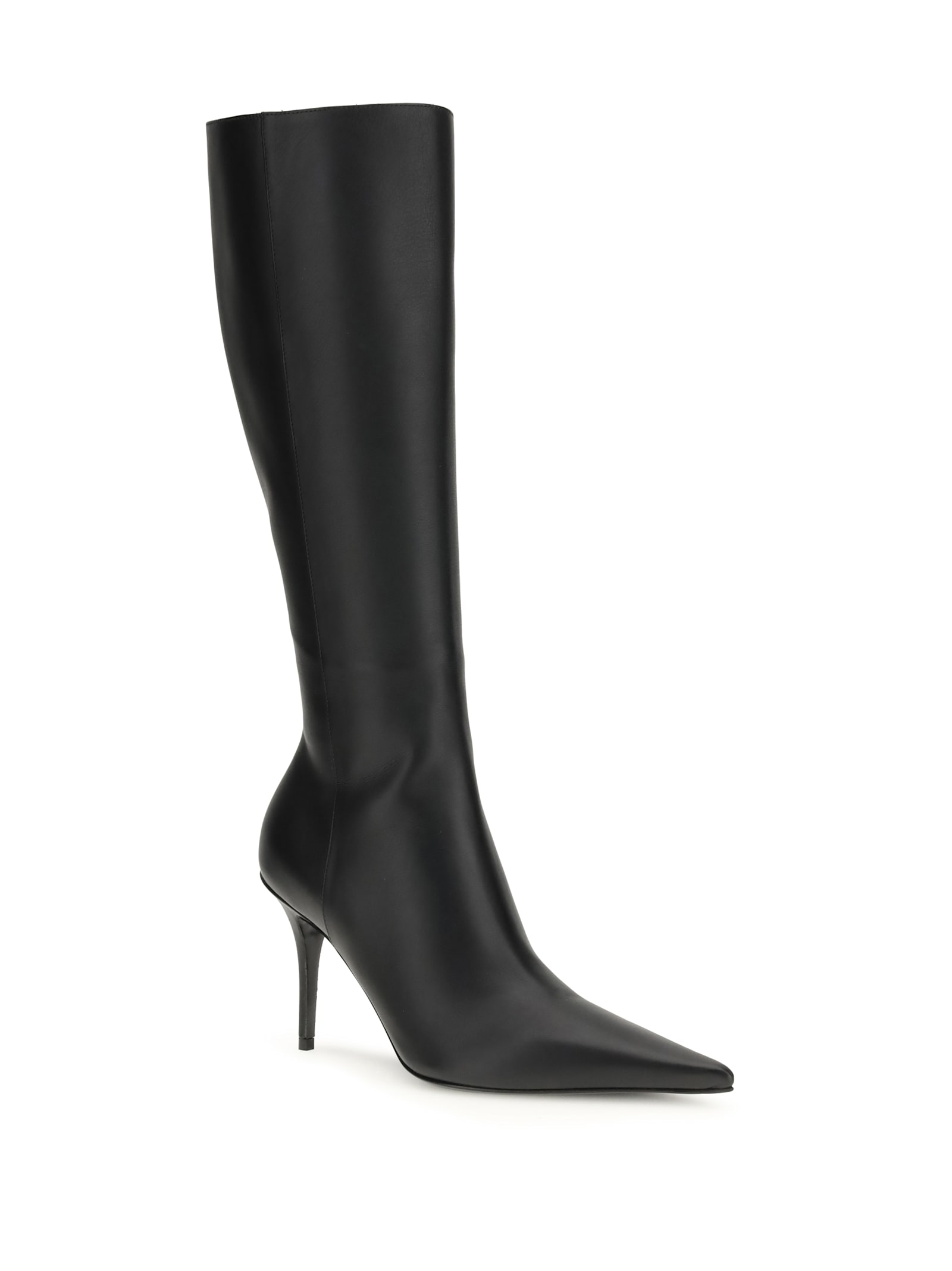 Amina Muaddi Barbara 90 Boot In Black