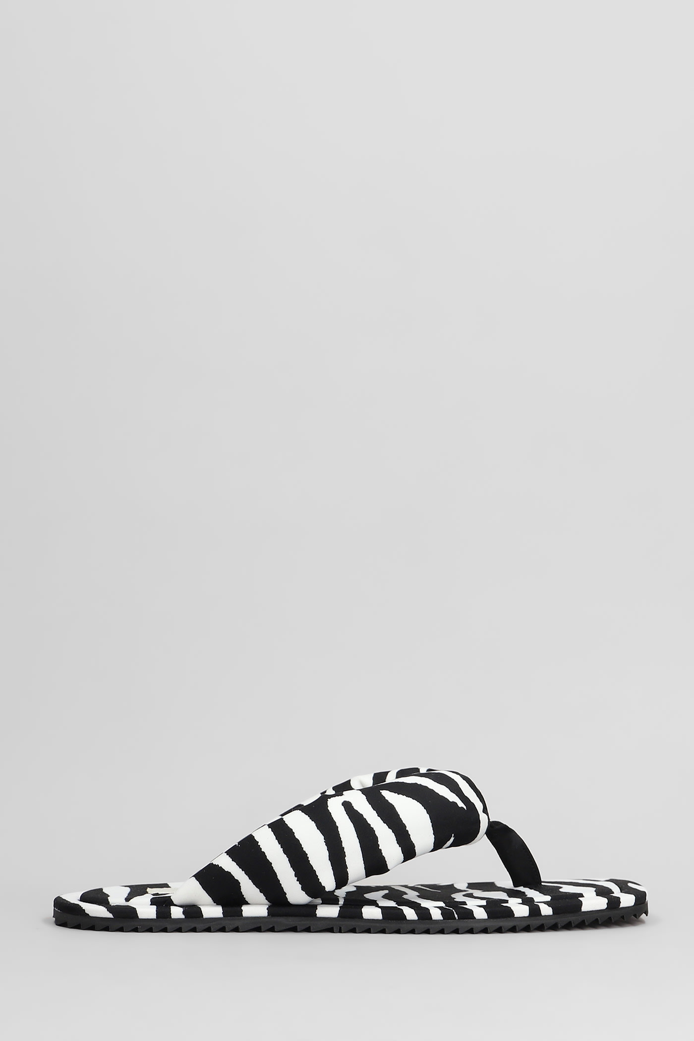 Shop Attico Indie Flats In White Lycra