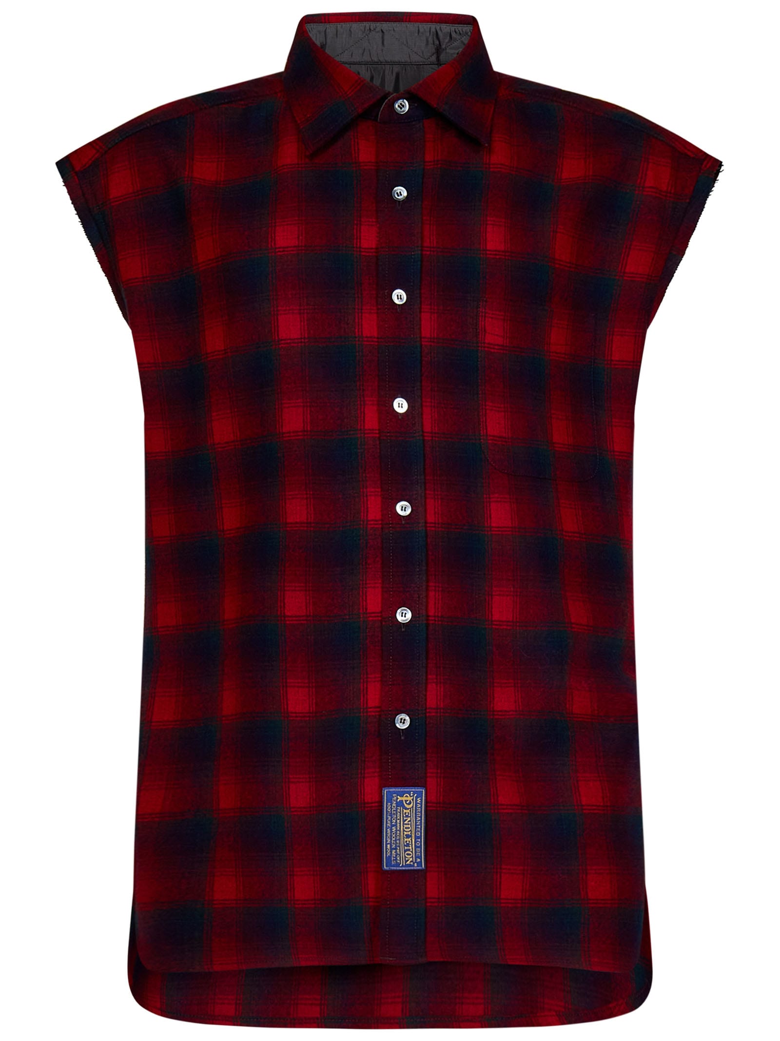 Shop Maison Margiela Shirt In Red