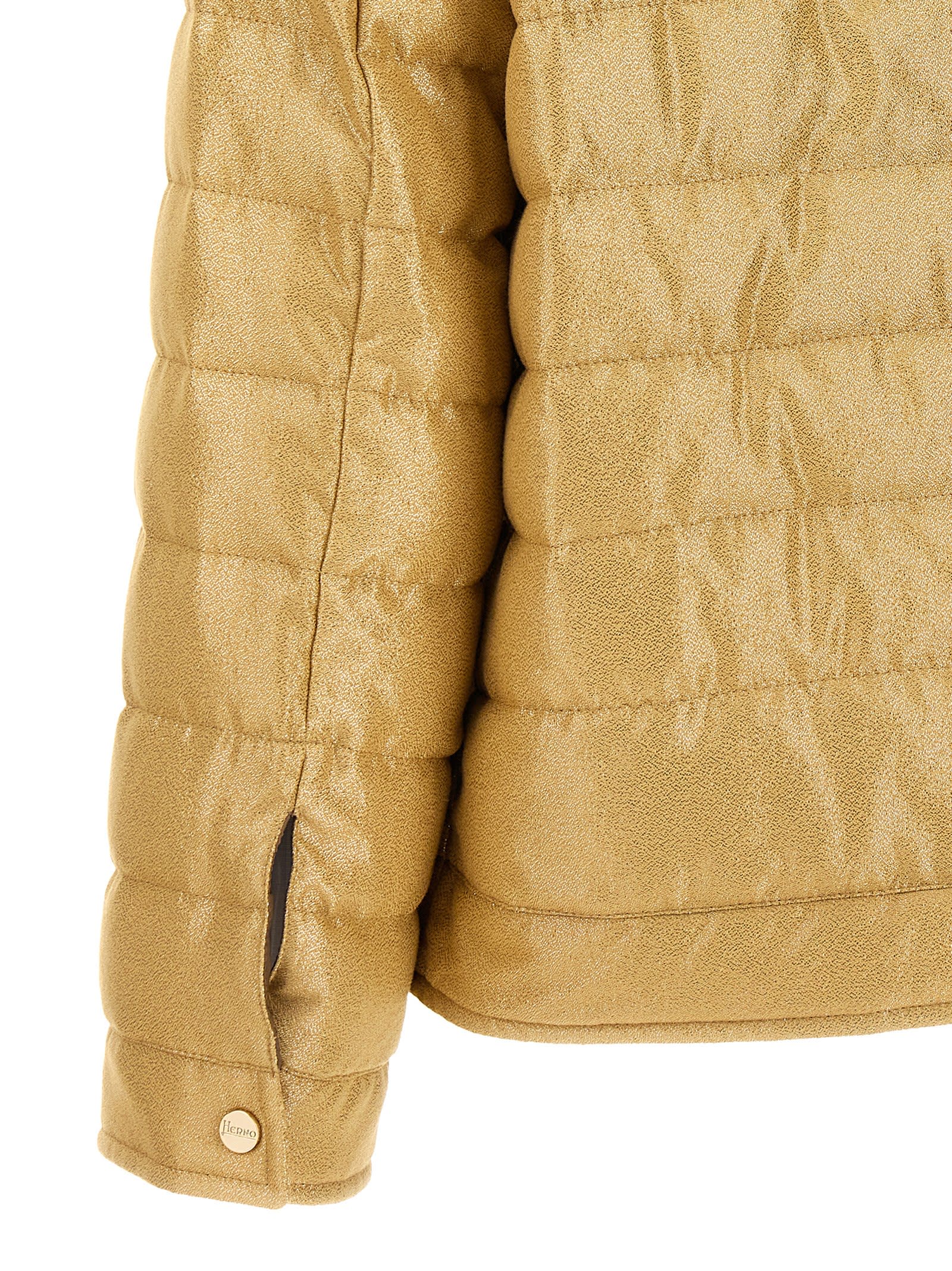 Herno Crio Casual Jackets And Parka Gold In Gold