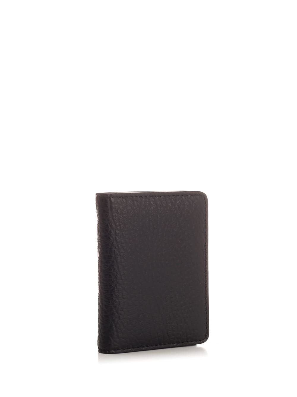 Shop Maison Margiela Bi Fold Card Holder In Black