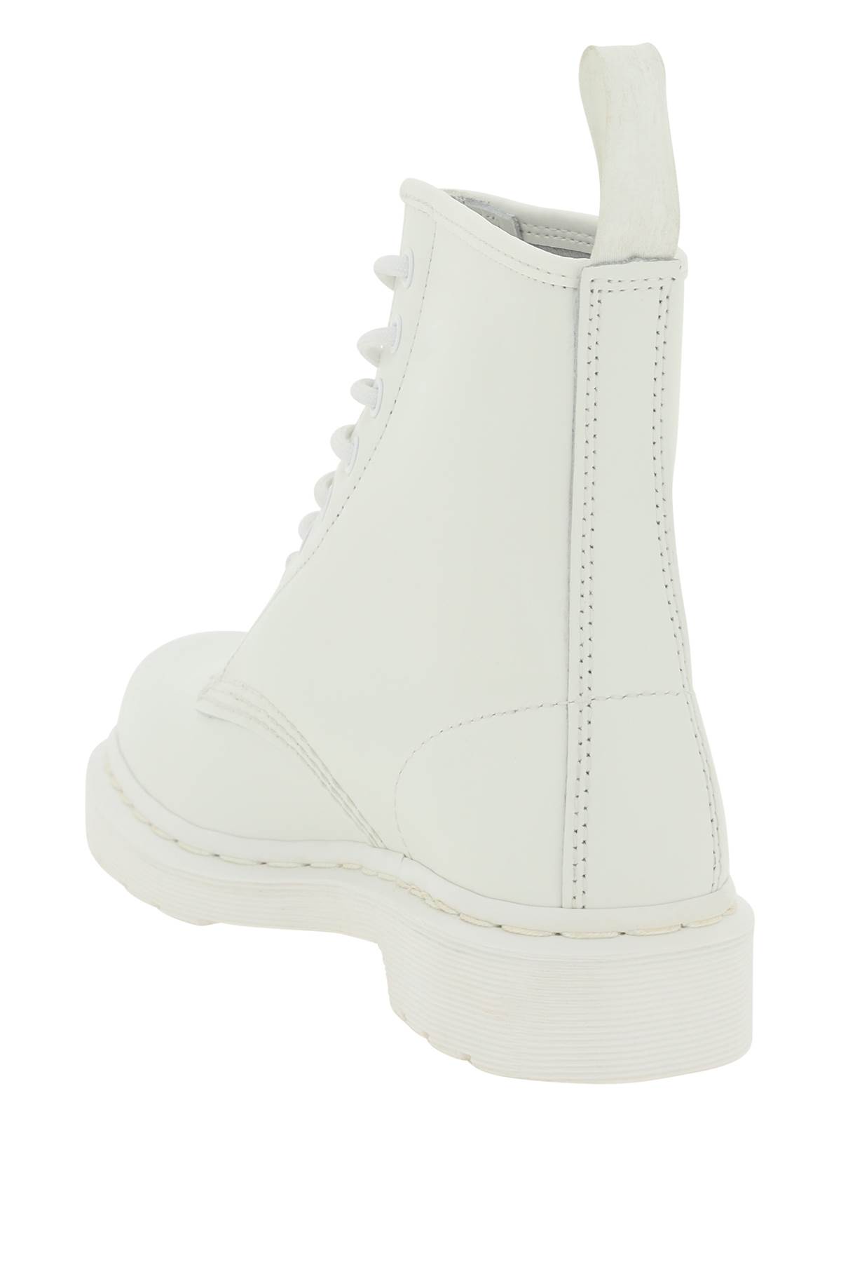  Dr. Martens Unisex's 1460 Mono Combat Boot, White