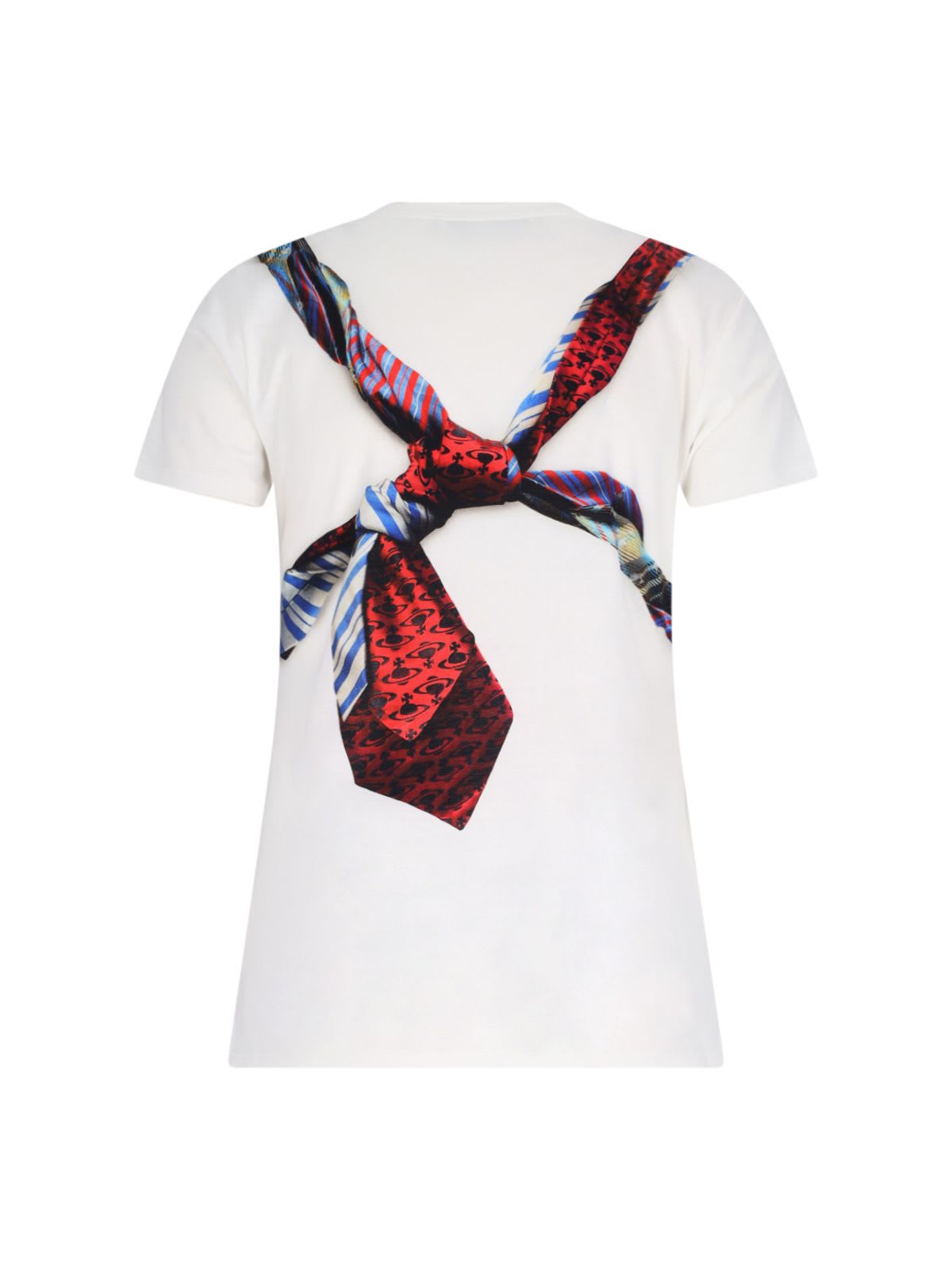 Shop Vivienne Westwood Peru Print T-shirt In White