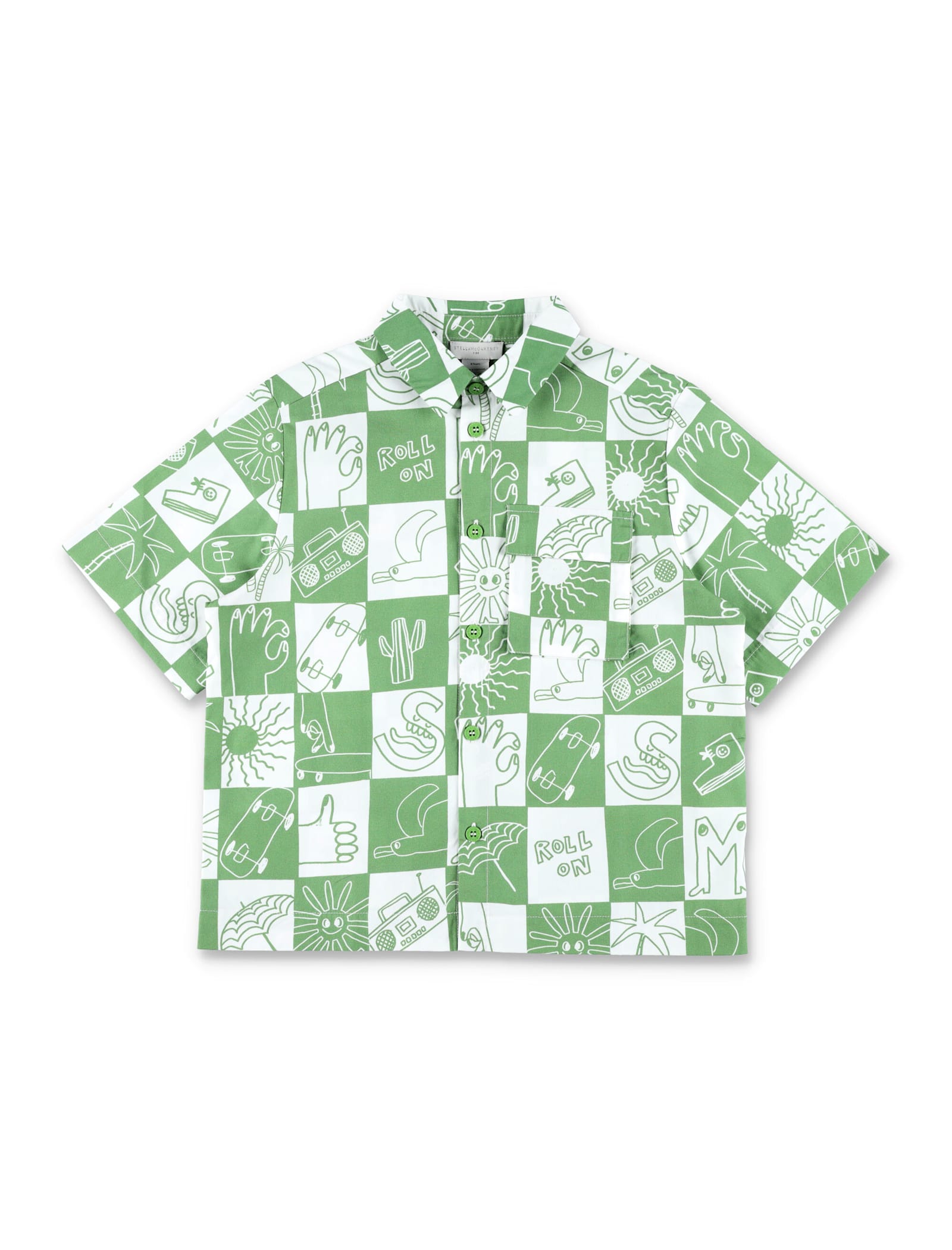 Stella Mccartney Shirt Skate In Green