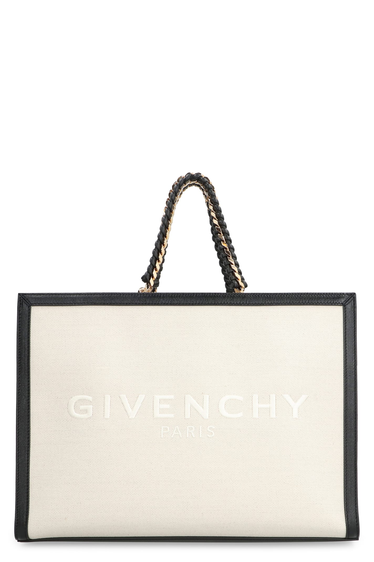 Shop Givenchy G Canvas Tote Bag In Beige