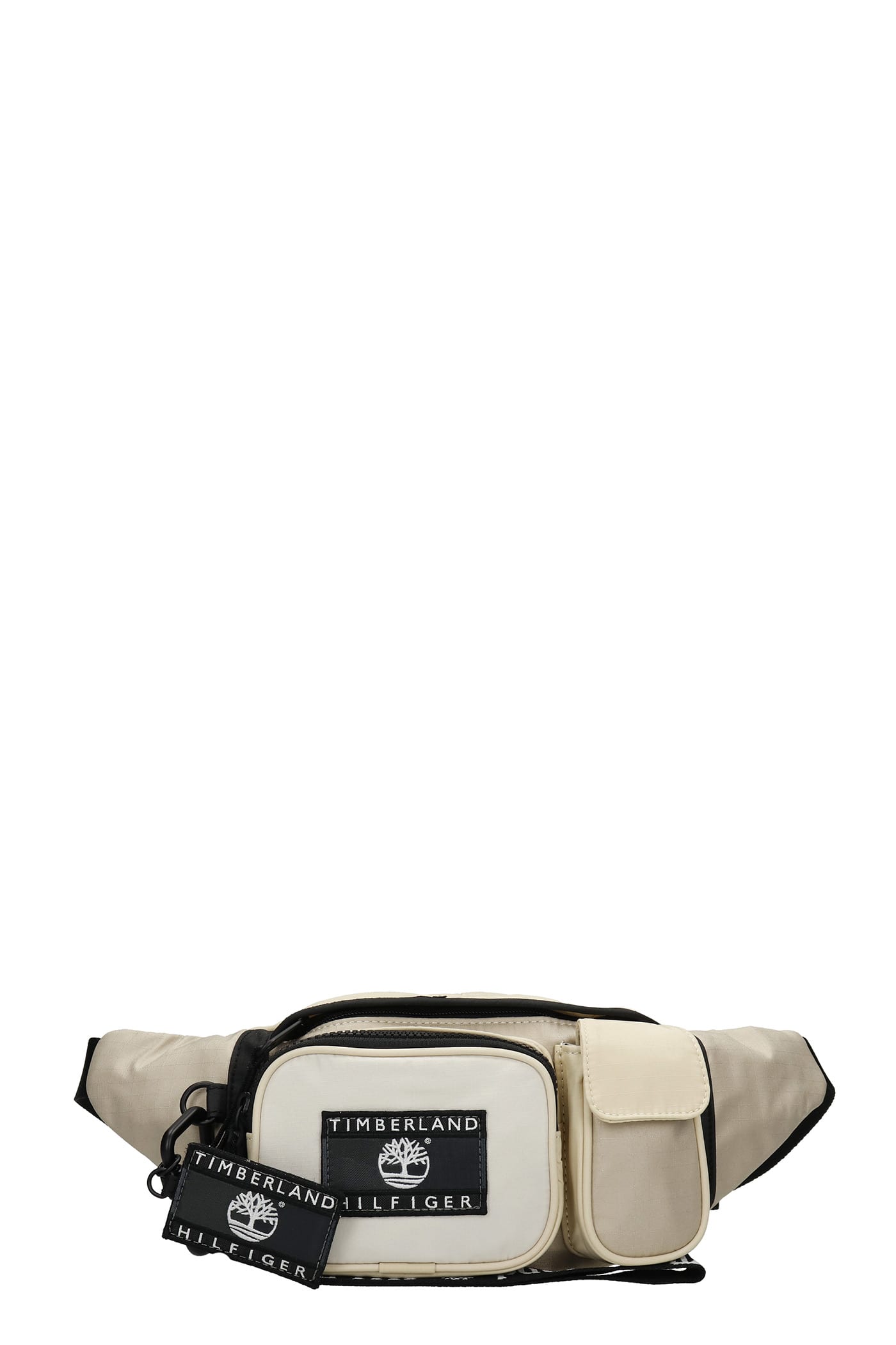Timberland Waist Bag In White Synthetic Fibers