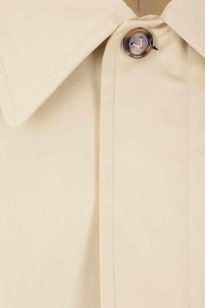 Bottega Veneta Long Sleeved Stretch Jacket In Ecru