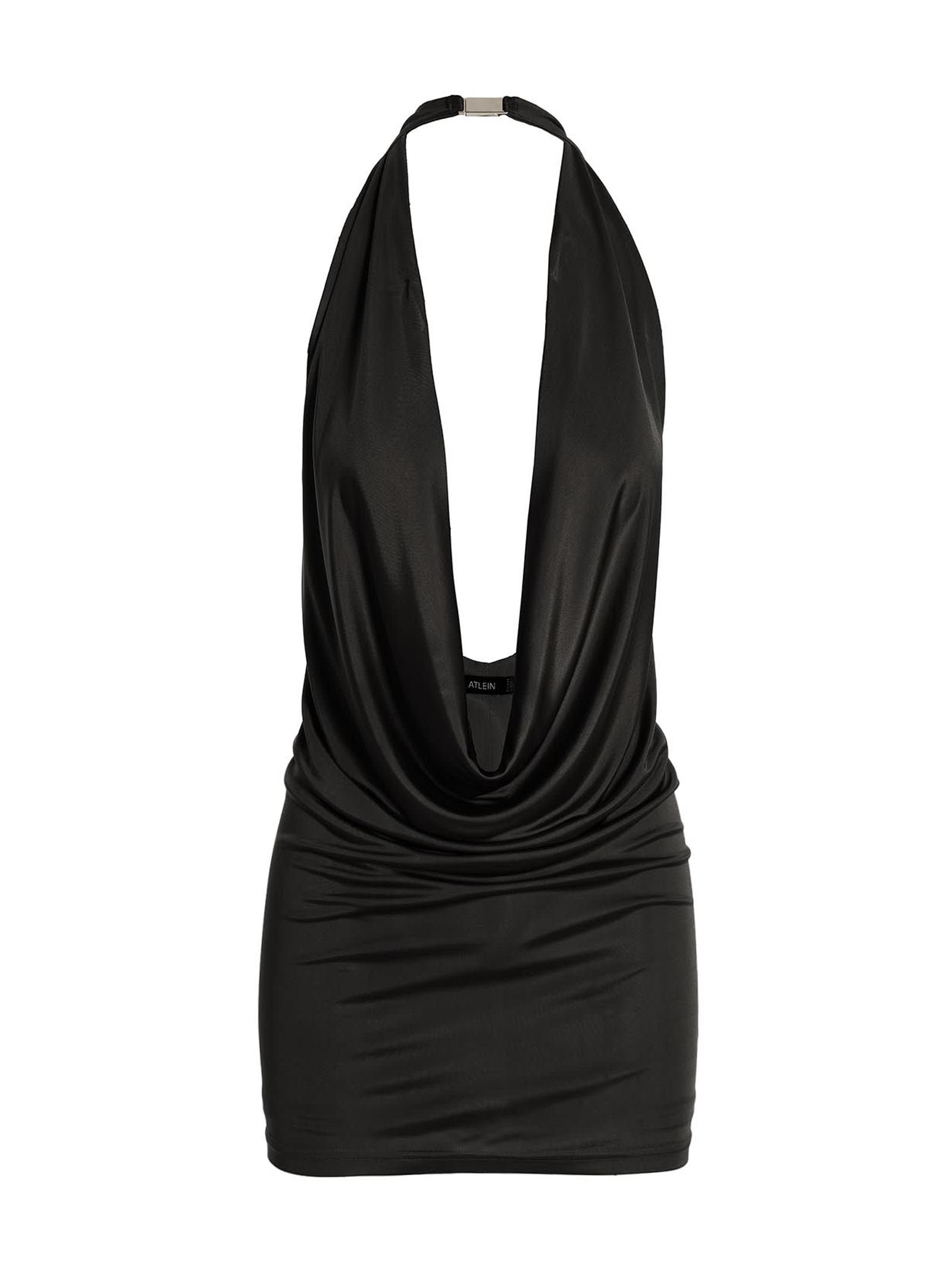 ATLEIN PLUNGING NECKLINE DRESS
