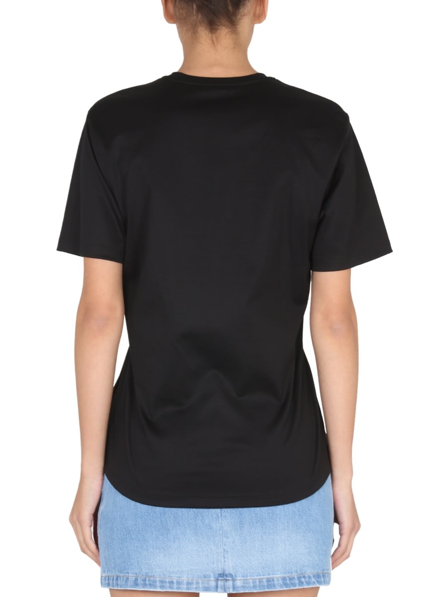 Shop Versace Never Too Much Corset T-shirt In Black