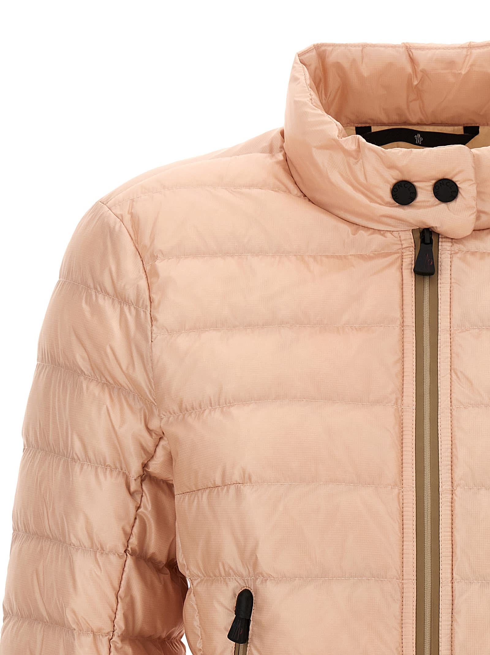 Shop Moncler Walibi Down Jacket In Pink