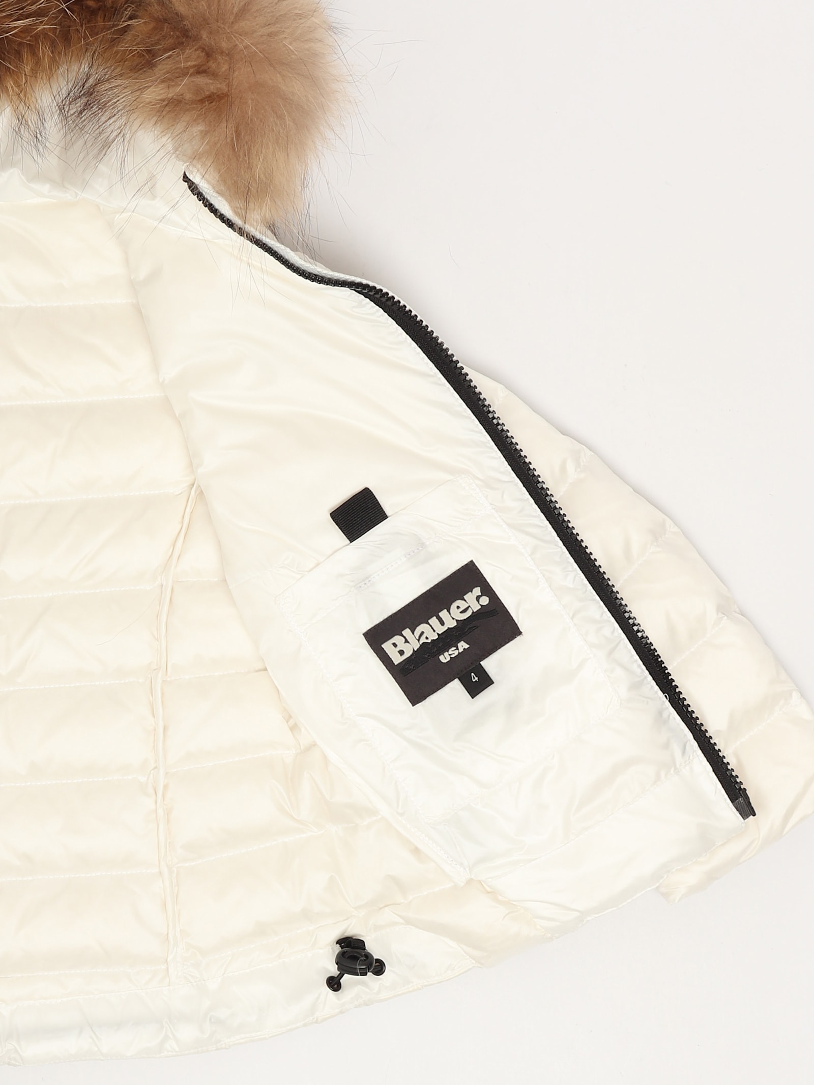 Shop Blauer Arcadia Down Jacket In Bianco