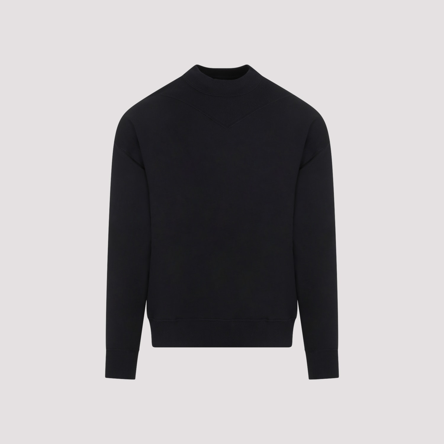 Shop Jil Sander Cotton Sweatshirt In Black