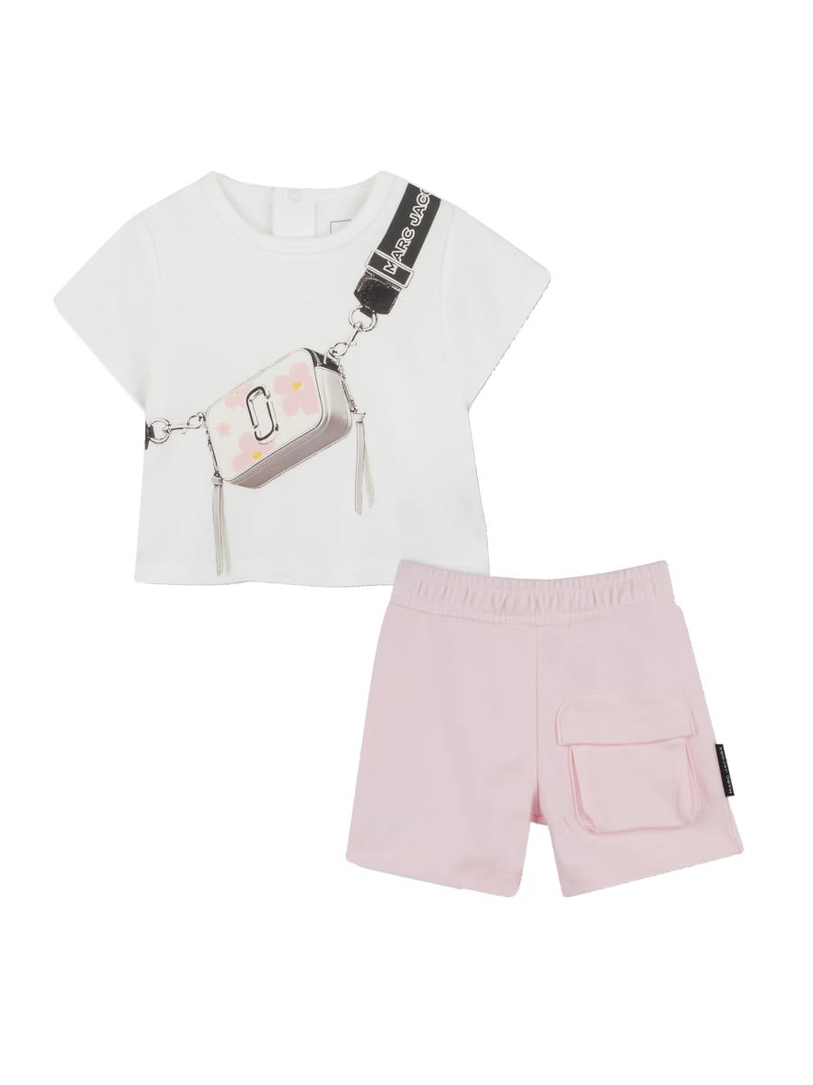 Marc Jacobs T-shrt Set With Bermuda Shorts