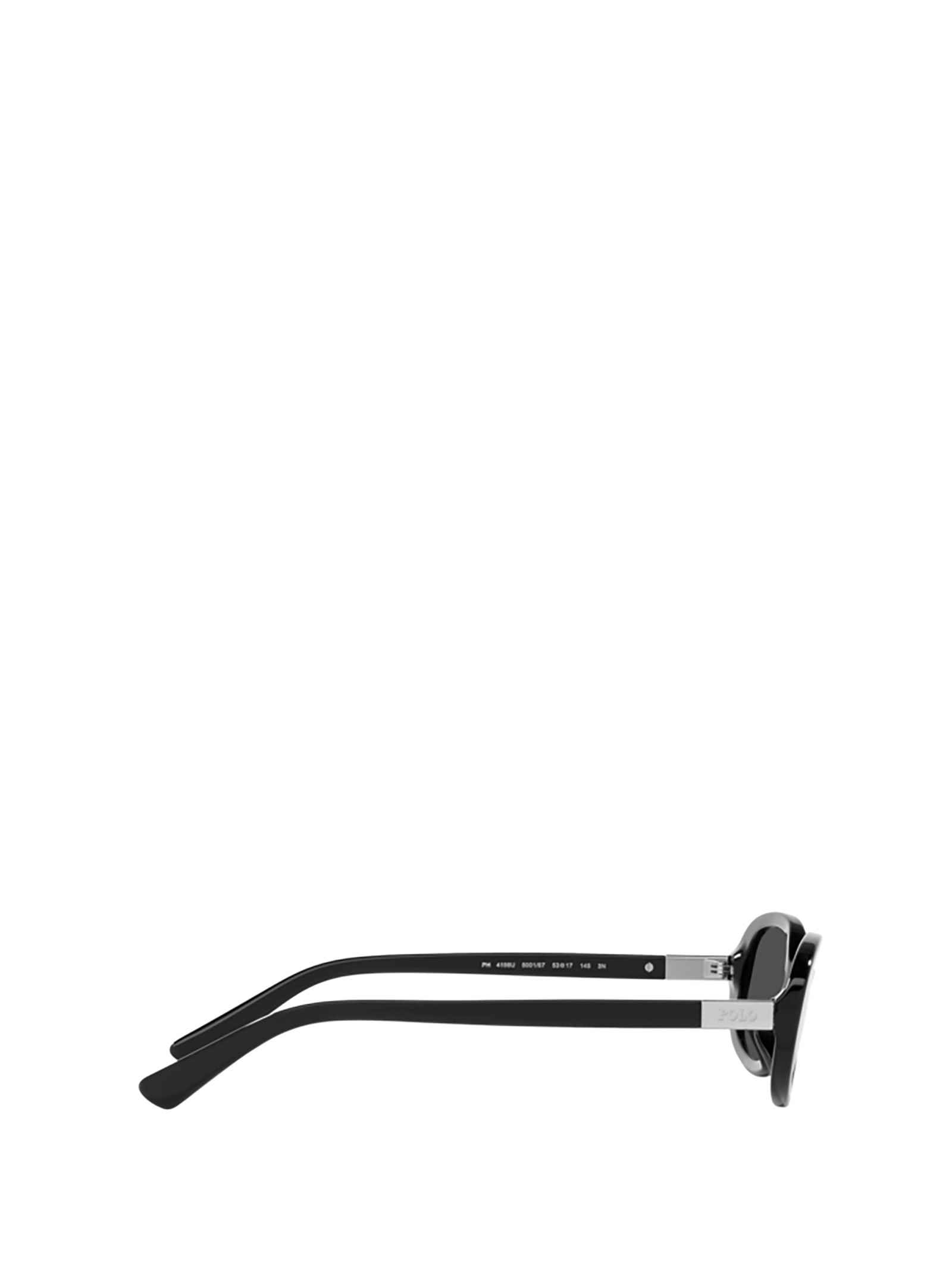 Shop Polo Ralph Lauren Ph4198u Shiny Black Sunglasses