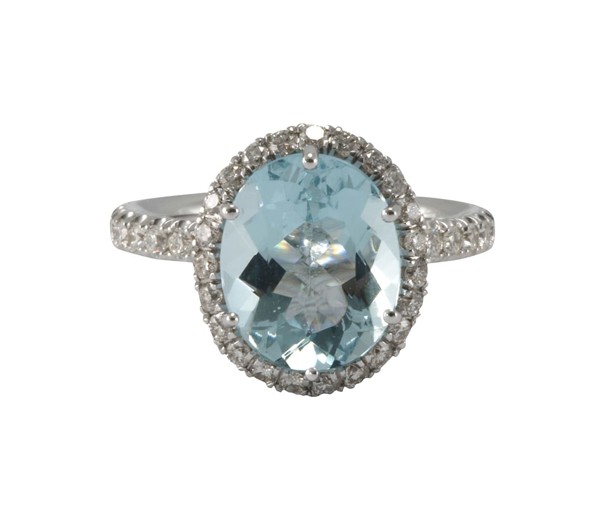 Lo Spazio Jewelry Lo Spazio Aqua Lucente Ring(v) In Sky_blue