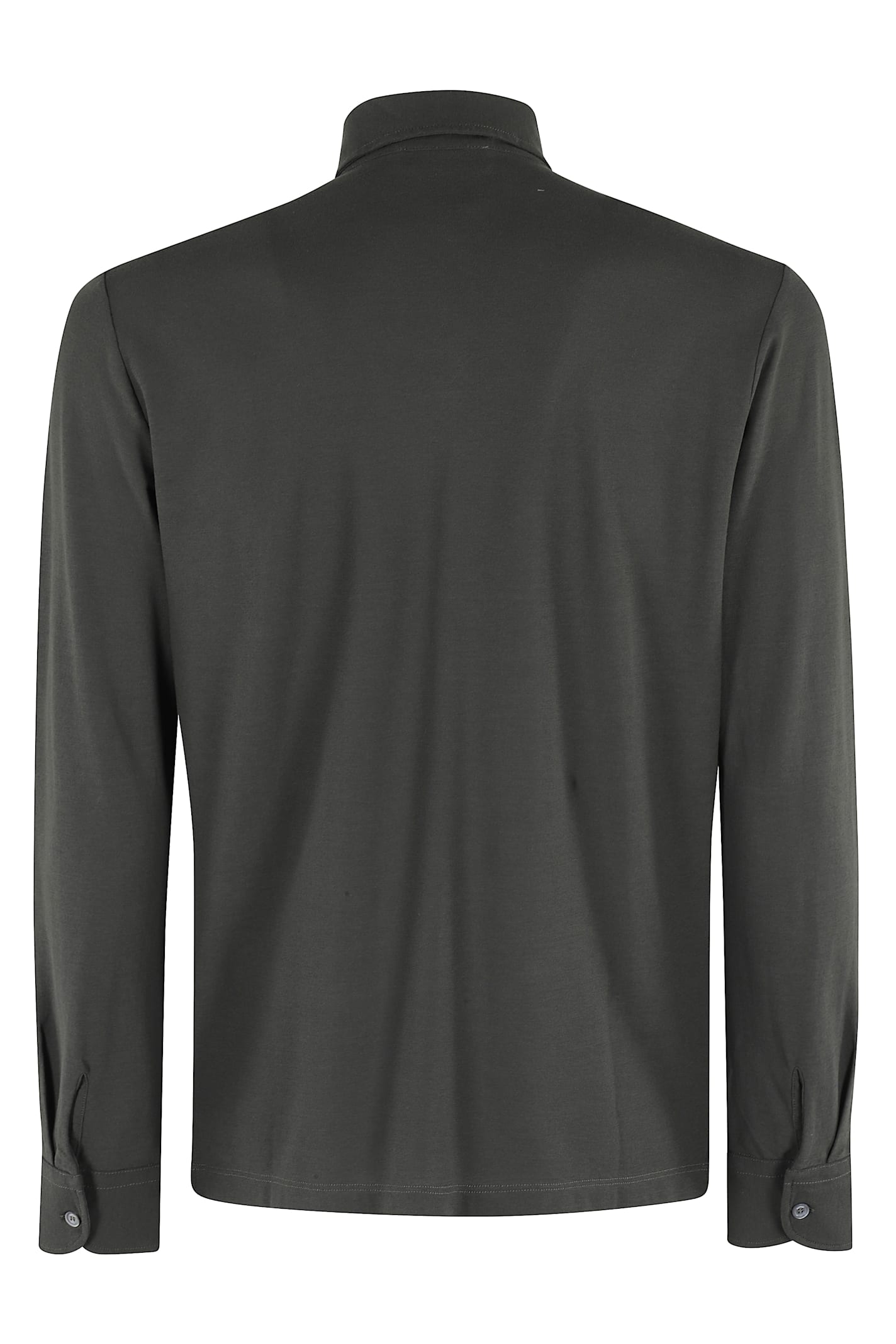 Zanone Polo Shiert In Verde Scuro