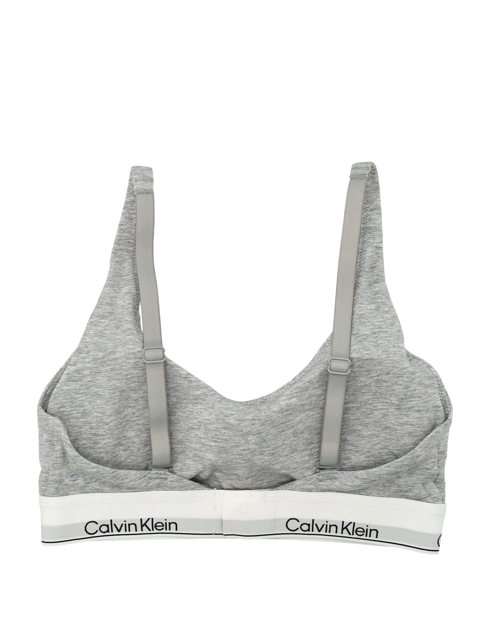 Calvin Klein Icon Cotton Modal Infinity Bond Bralette In Gray