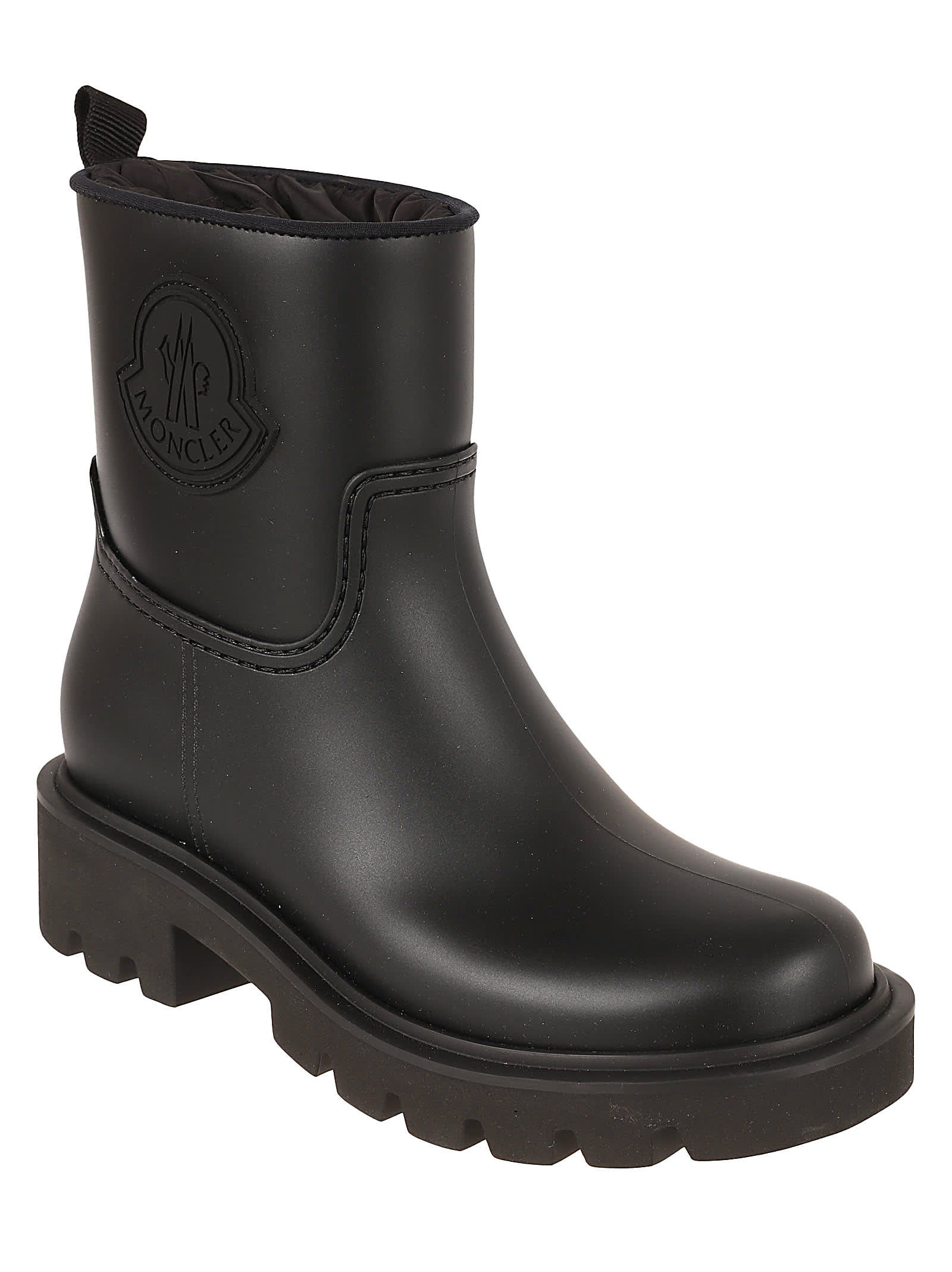 Shop Moncler Kickstream High Boots In Black