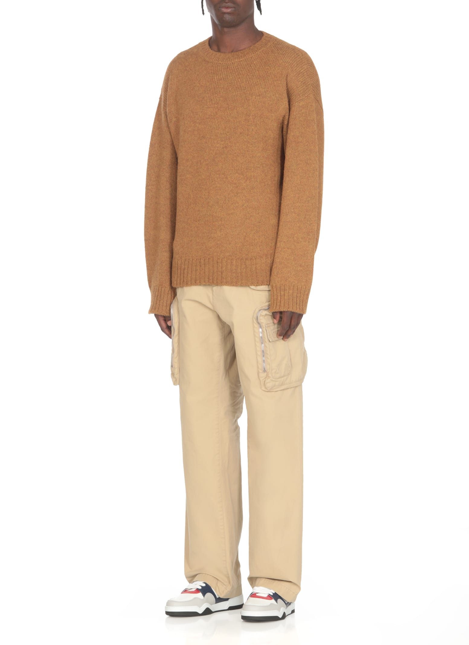 Shop Dsquared2 Alpaca Sweater In Brown