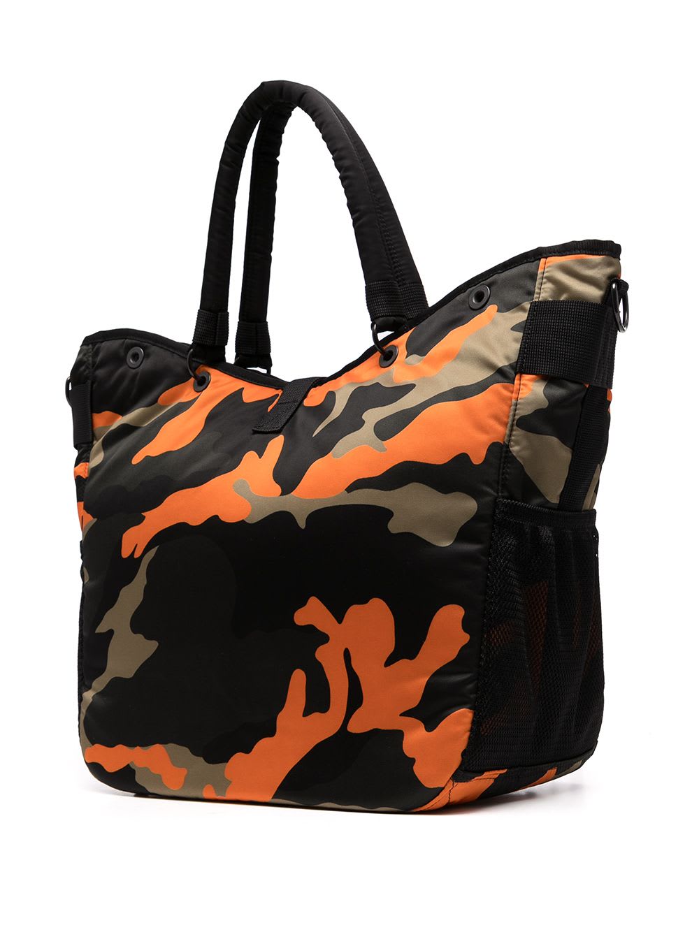 Porter Camo Print Logo Tote In Multi