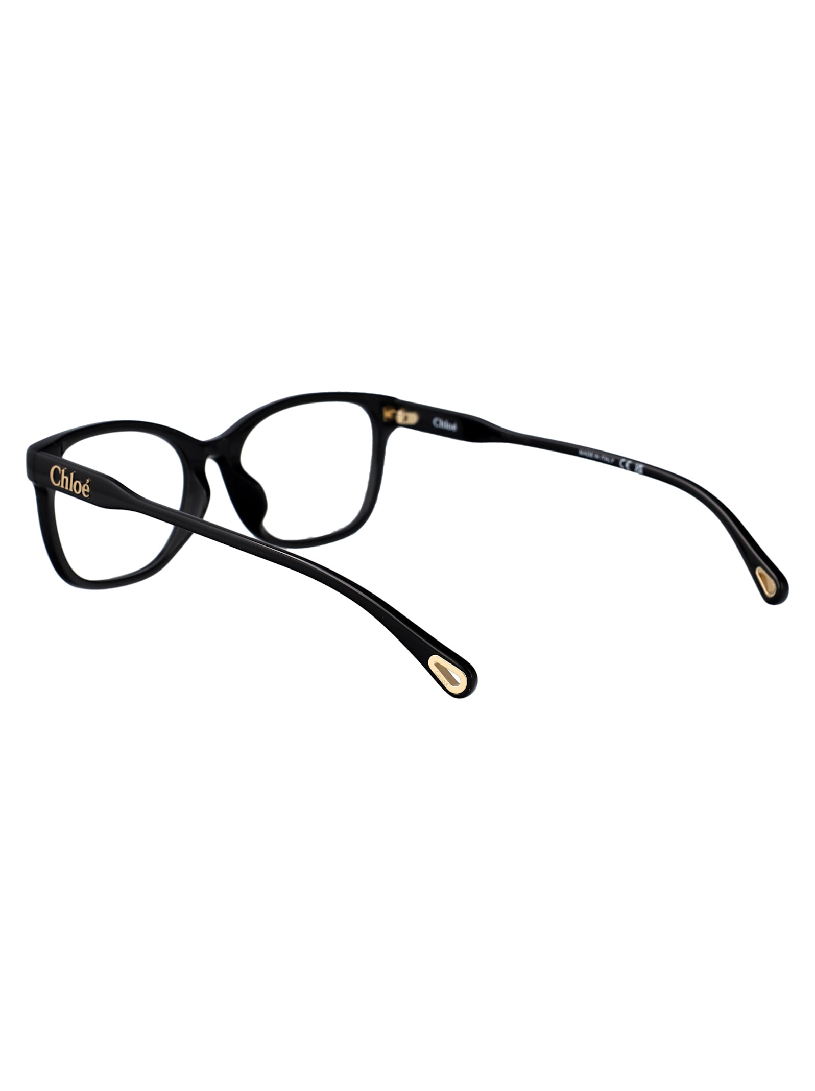 Chloé Ch0276oa Glasses In Black-black-transparent