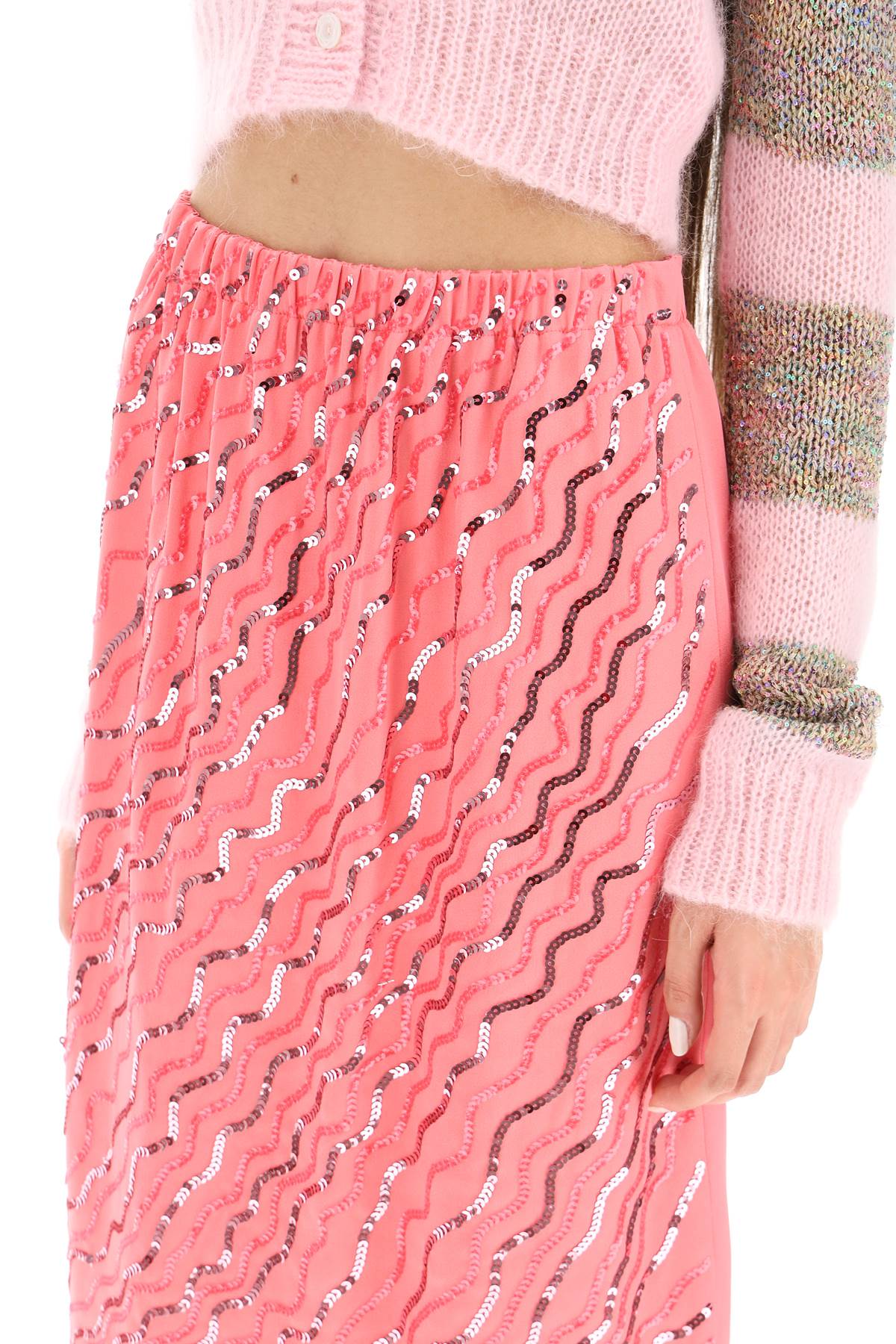 Marni Synthetic Fibers Skirt In Pink Candy (pink)