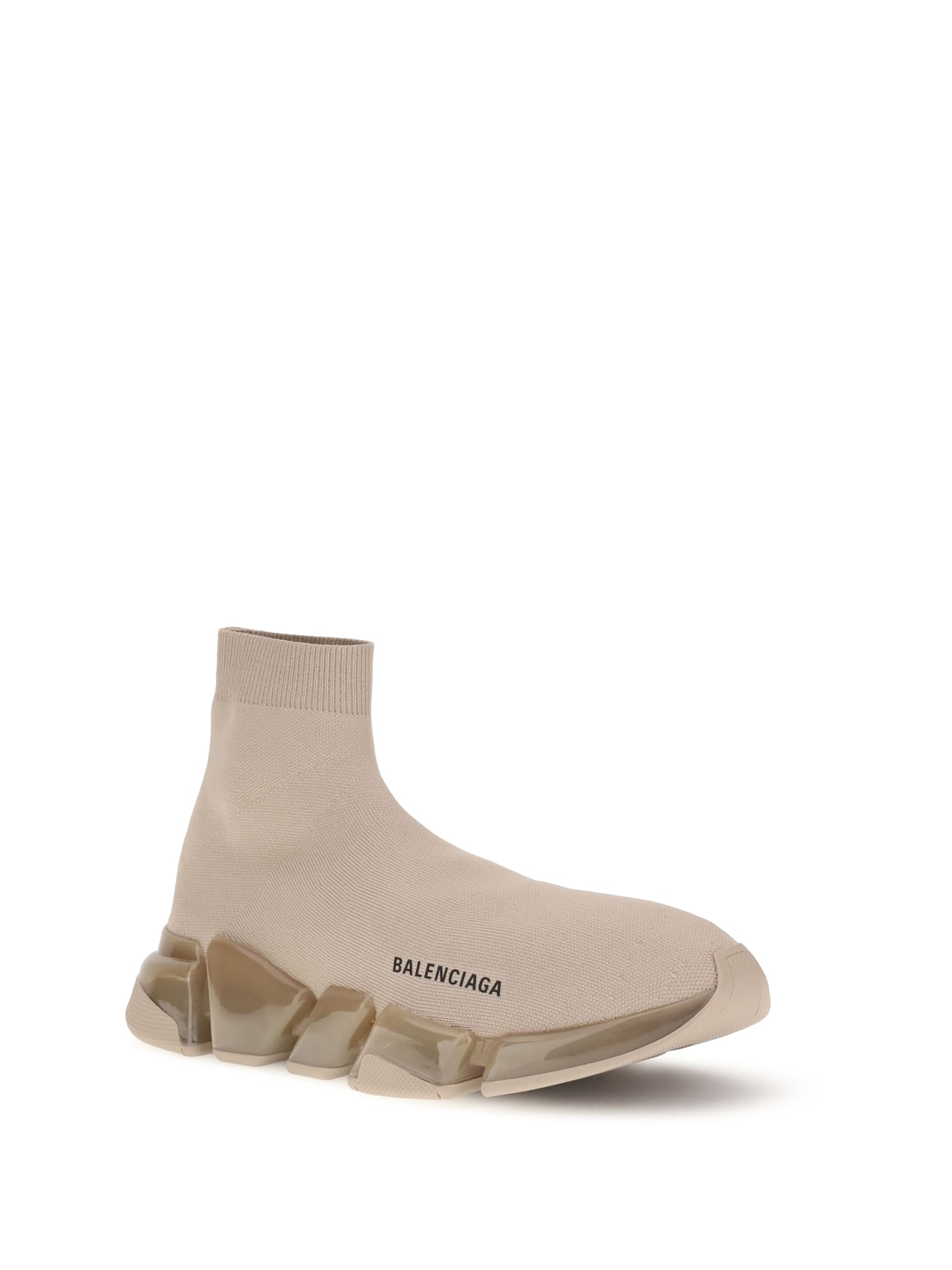 Balenciaga Men Speed Sneakers In Neutral