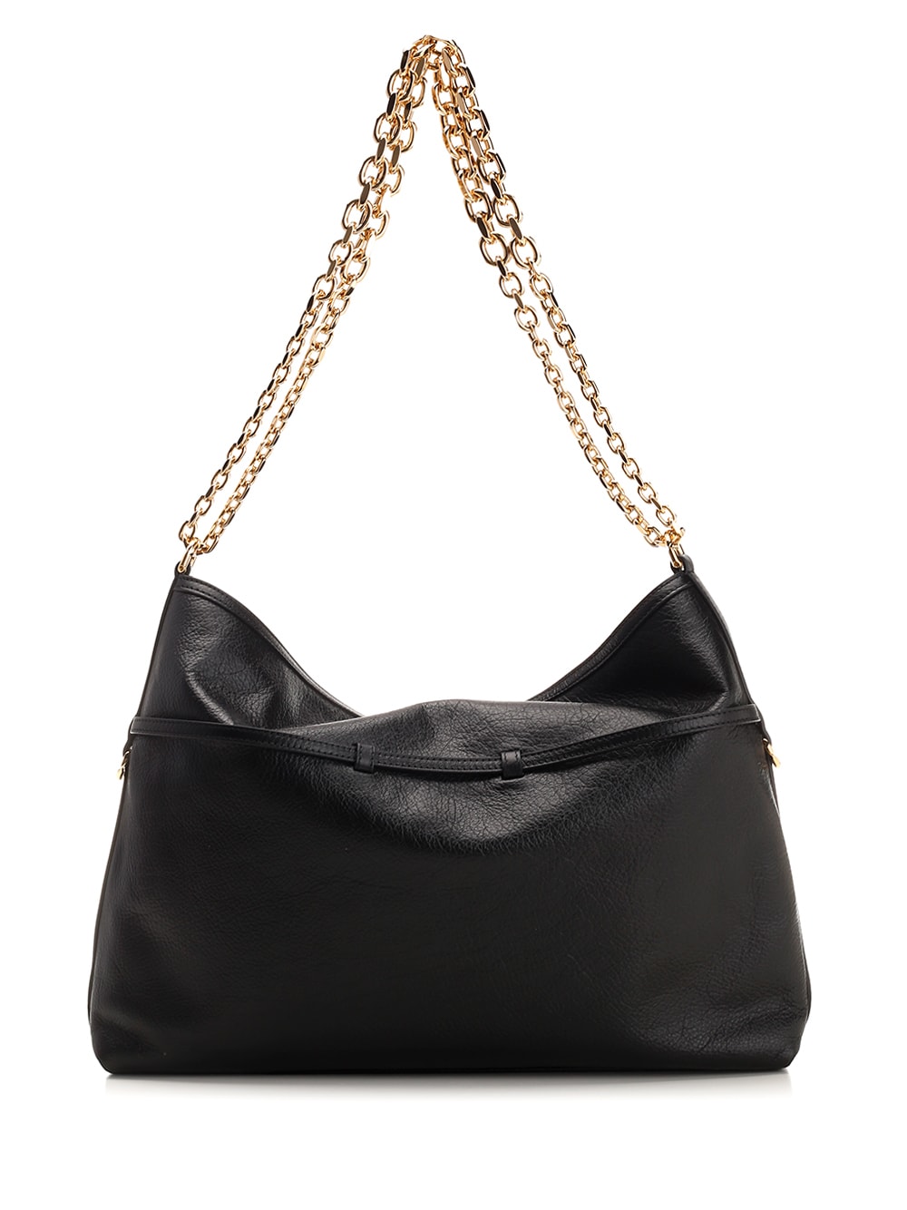 Shop Givenchy Voyou Chain Bag In Black