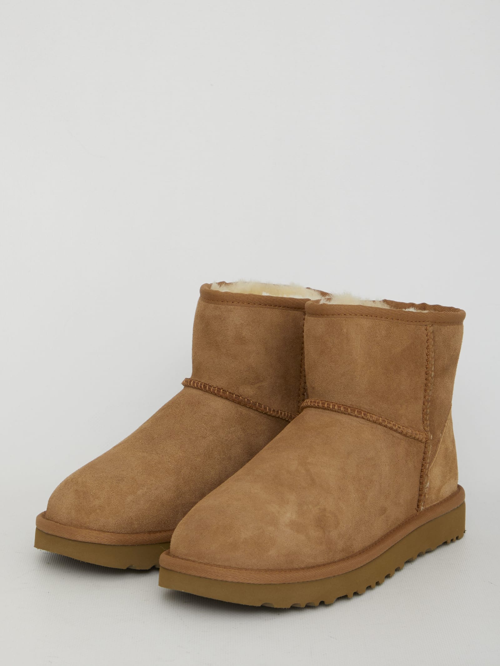 Shop Ugg Classic Mini Ii In Beige