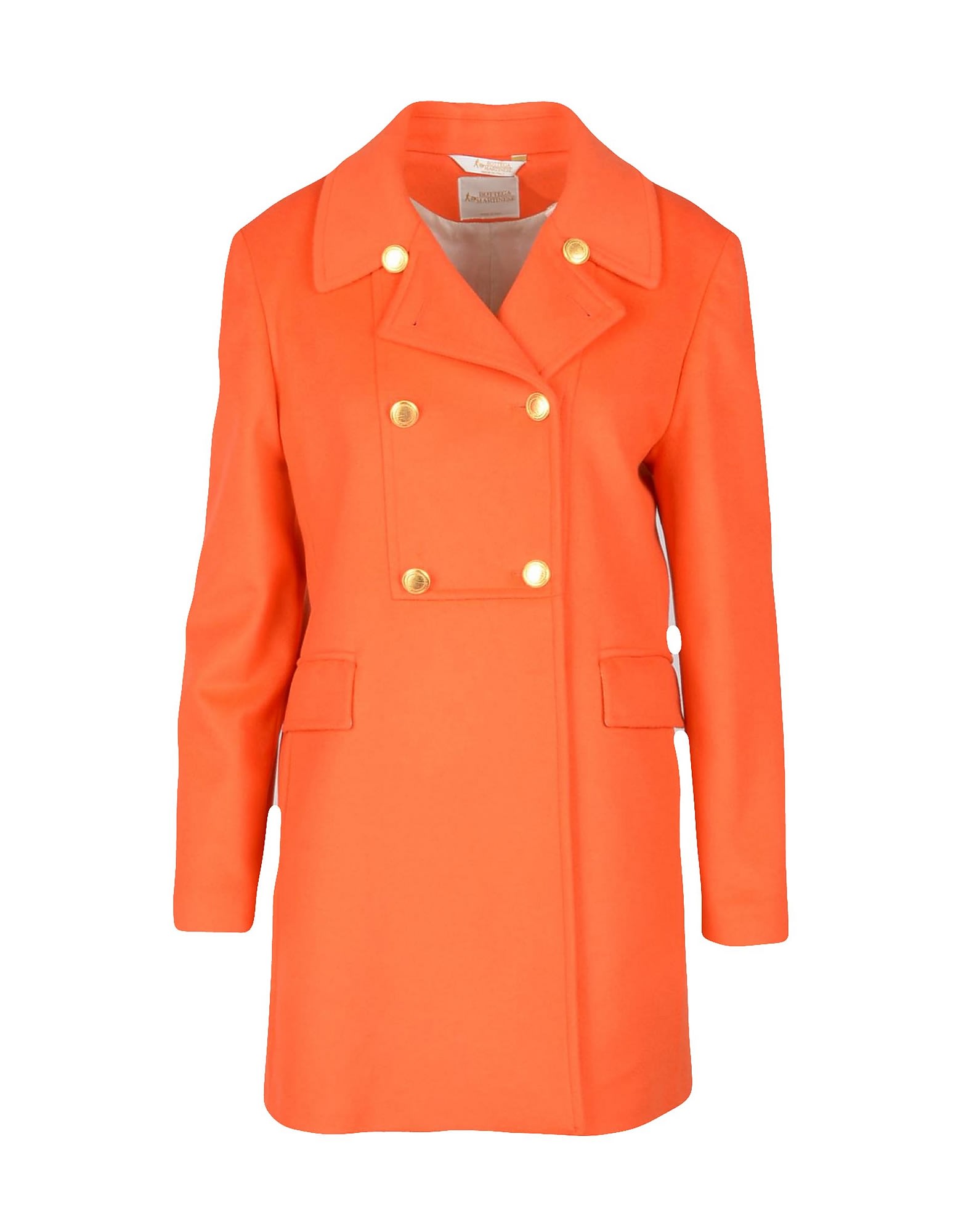 Bottega Martinese Womens Orange Coat