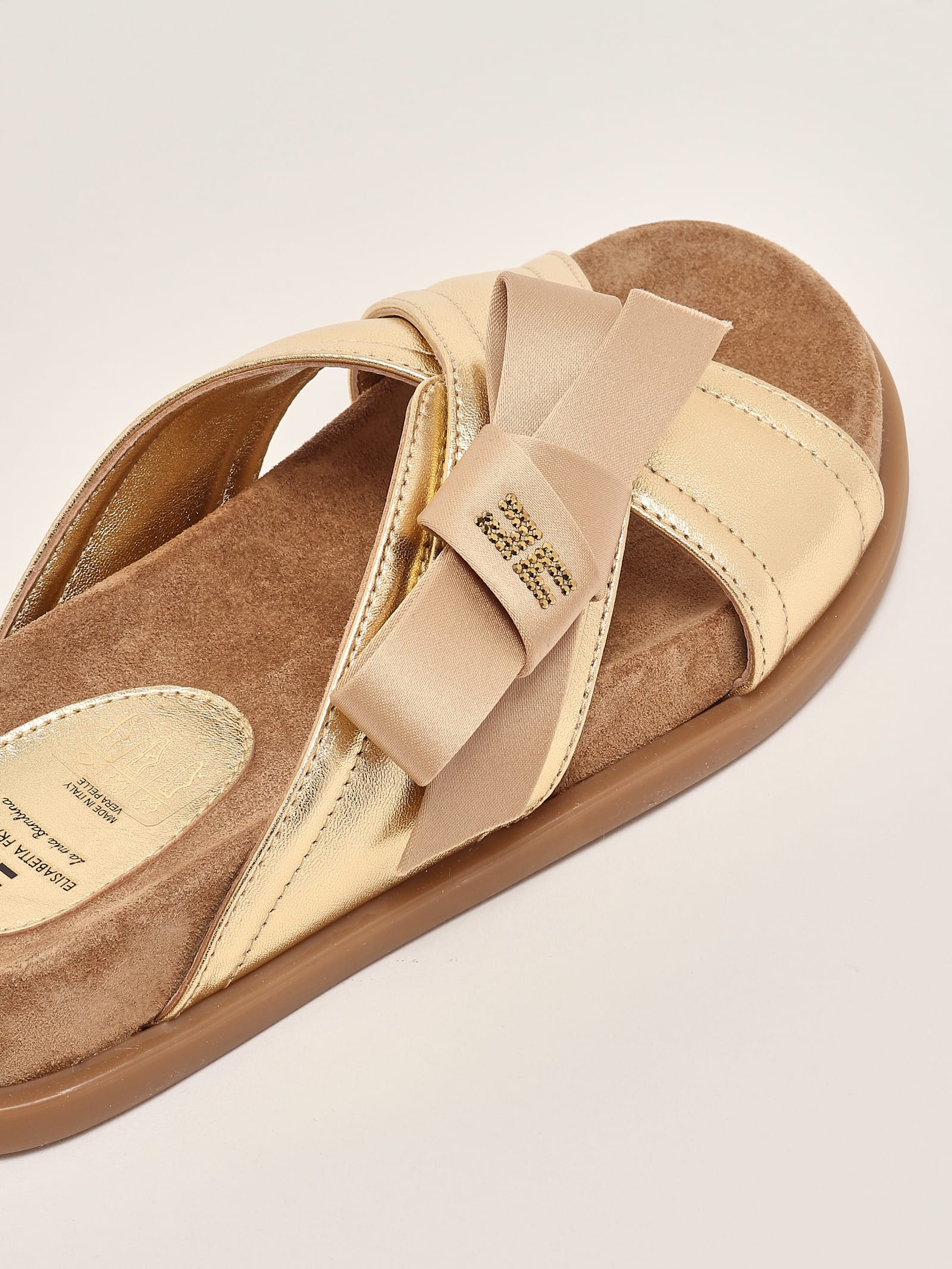 Elisabetta Franchi Sliders Sliders In Gold